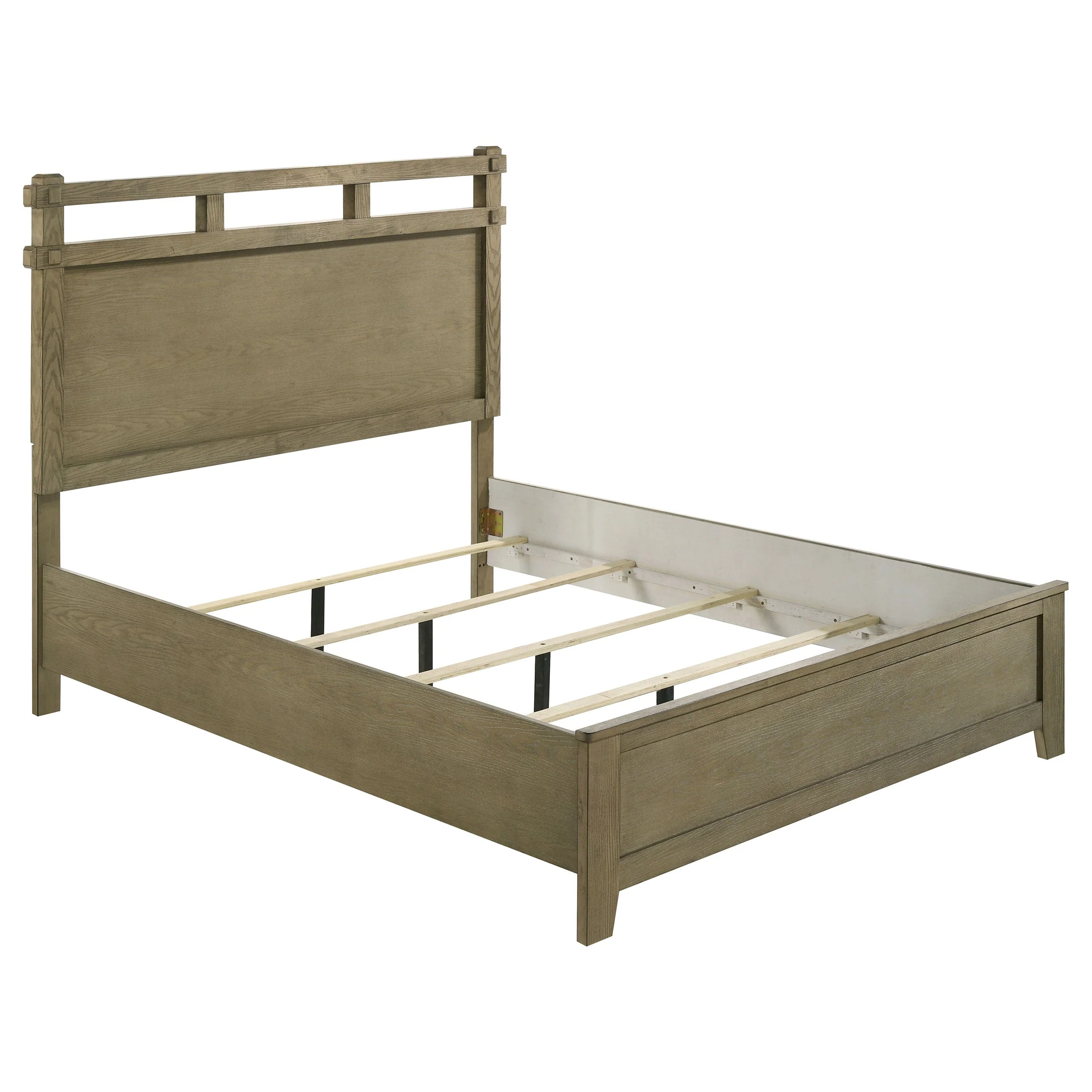 Hazlewood Vineyard Oak 61-inch Queen Panel Bed - Image 3