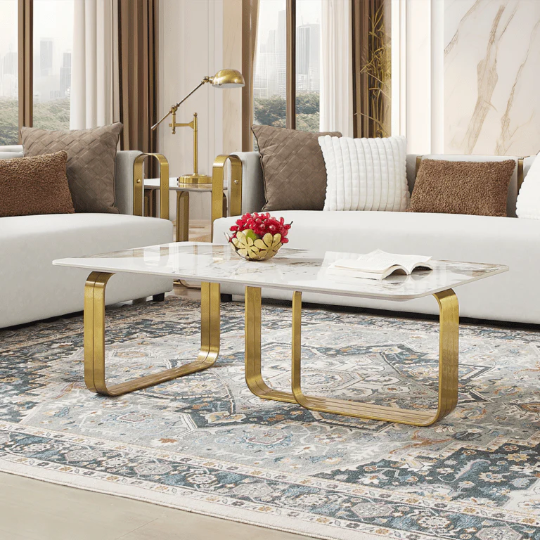 HD-CT3156 Imperial Marble Look/Gold Coffee Table
