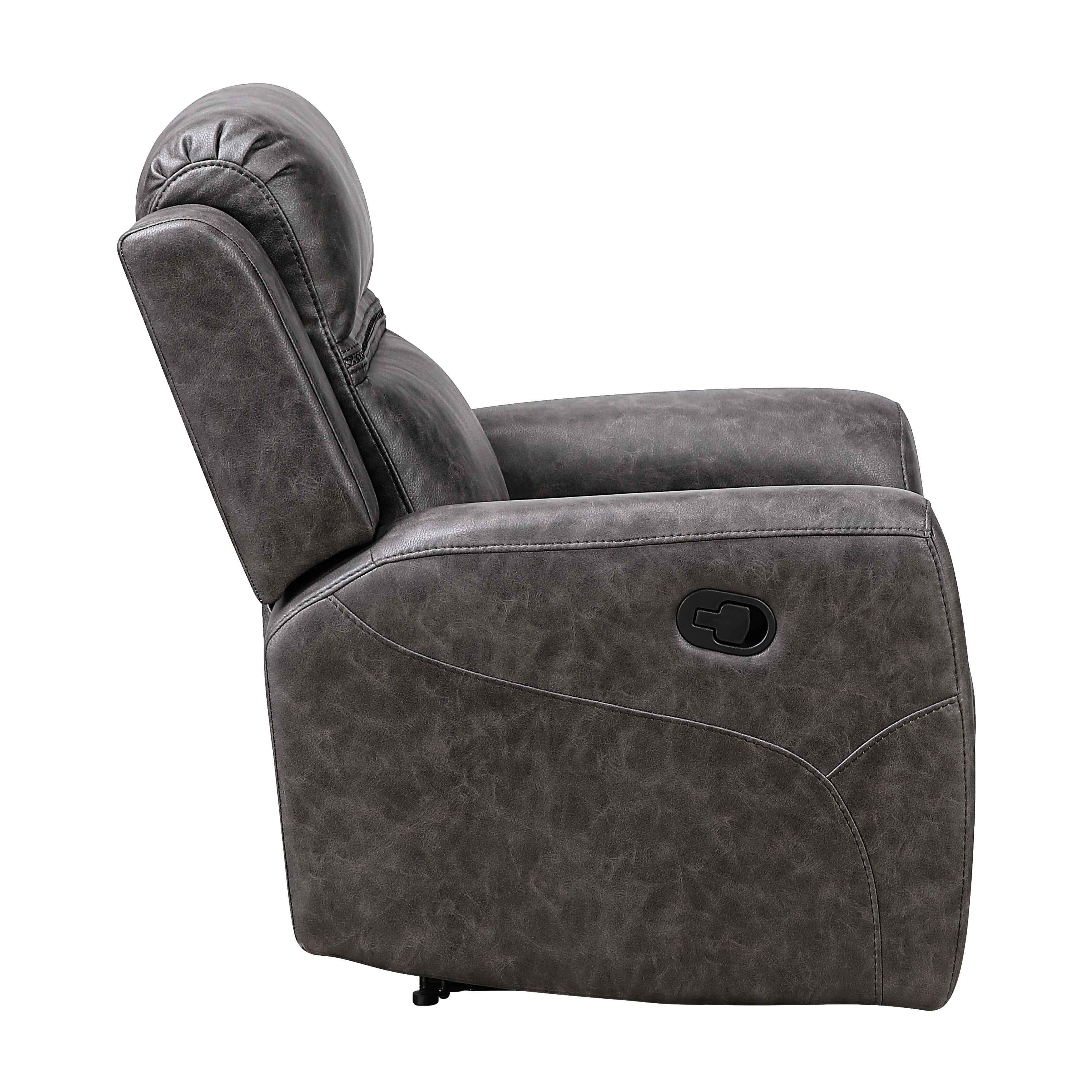 Hearth Charcoal Reclining Living Room Set - Image 12