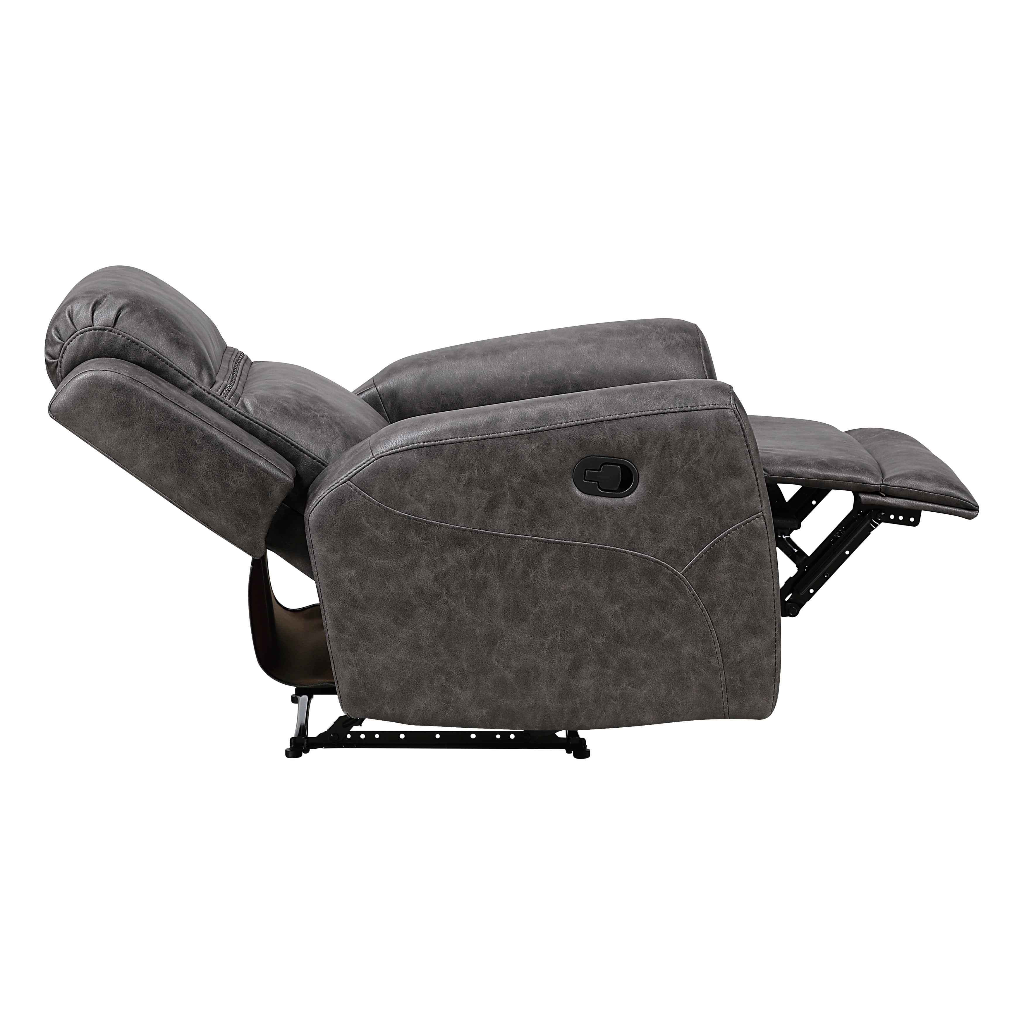 Hearth Charcoal Reclining Living Room Set - Image 14