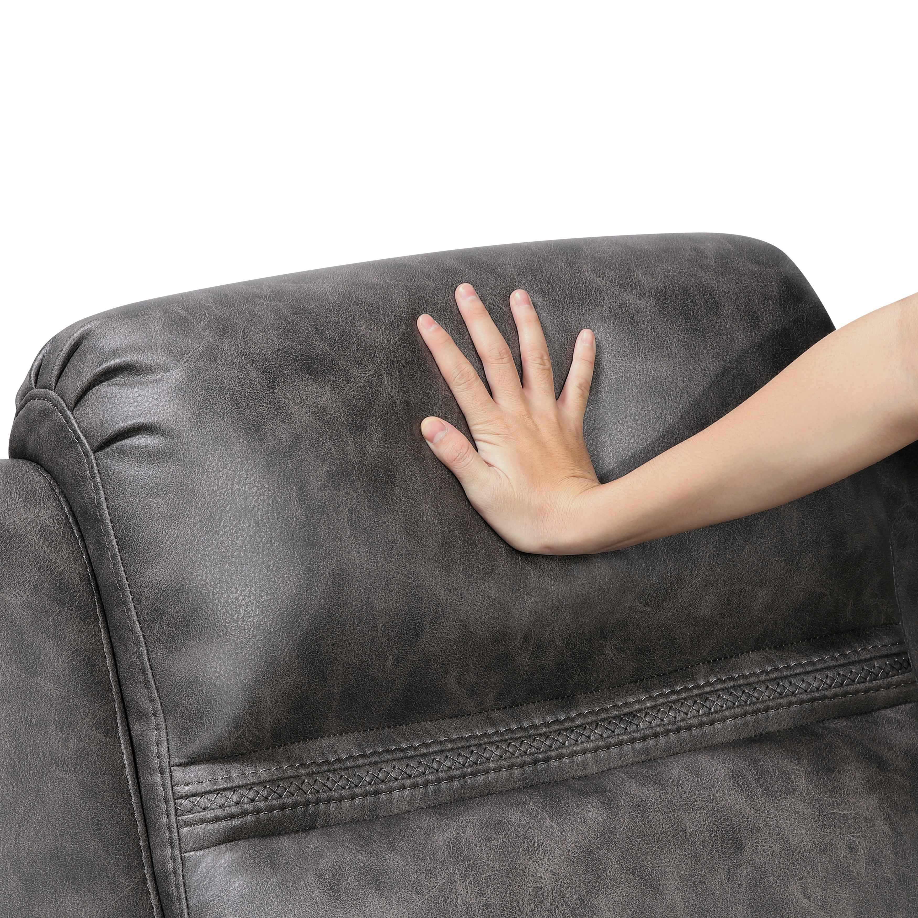 Hearth Charcoal Reclining Living Room Set - Image 16