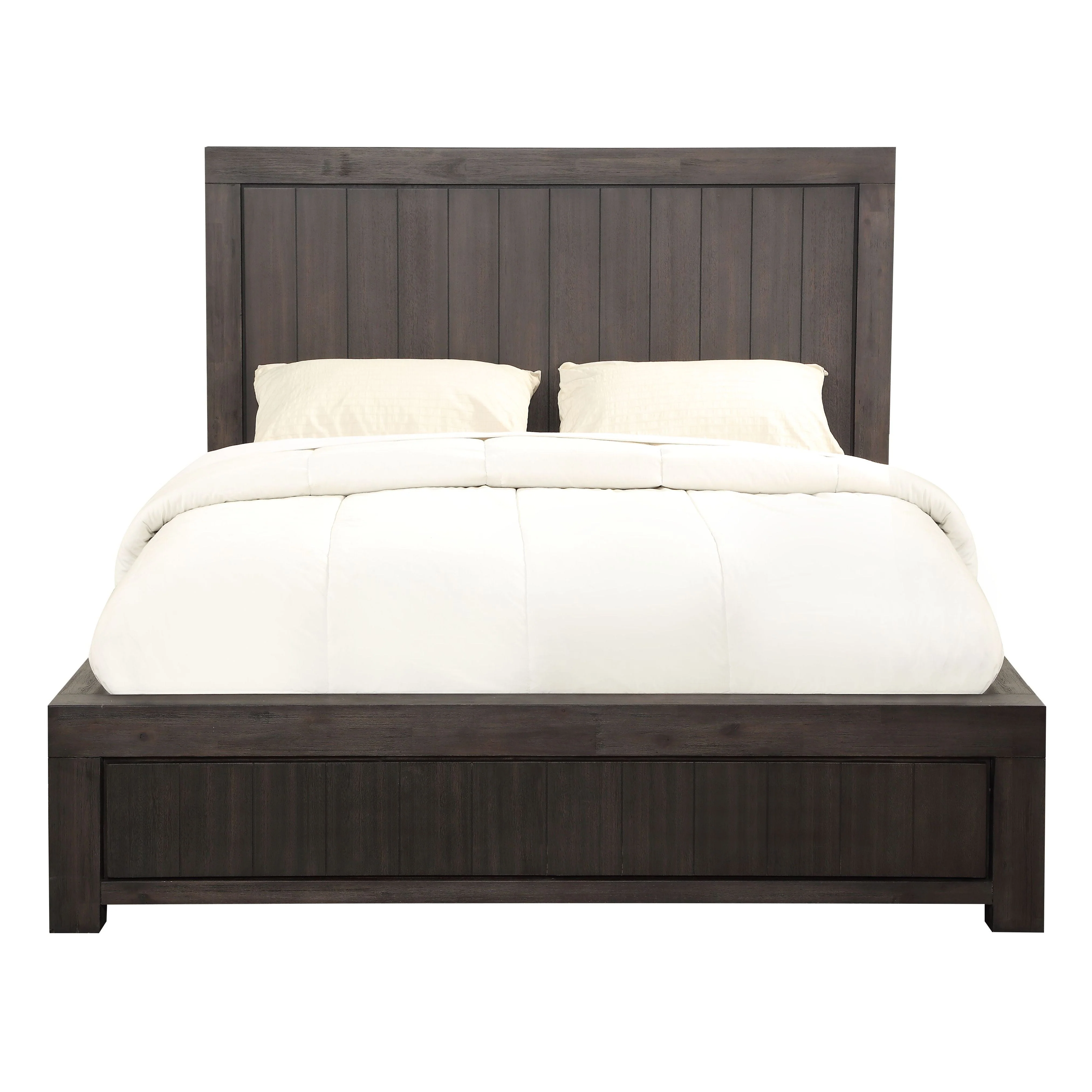 Heath Wood California King Platform Bed in Basalt Grey - Image 2