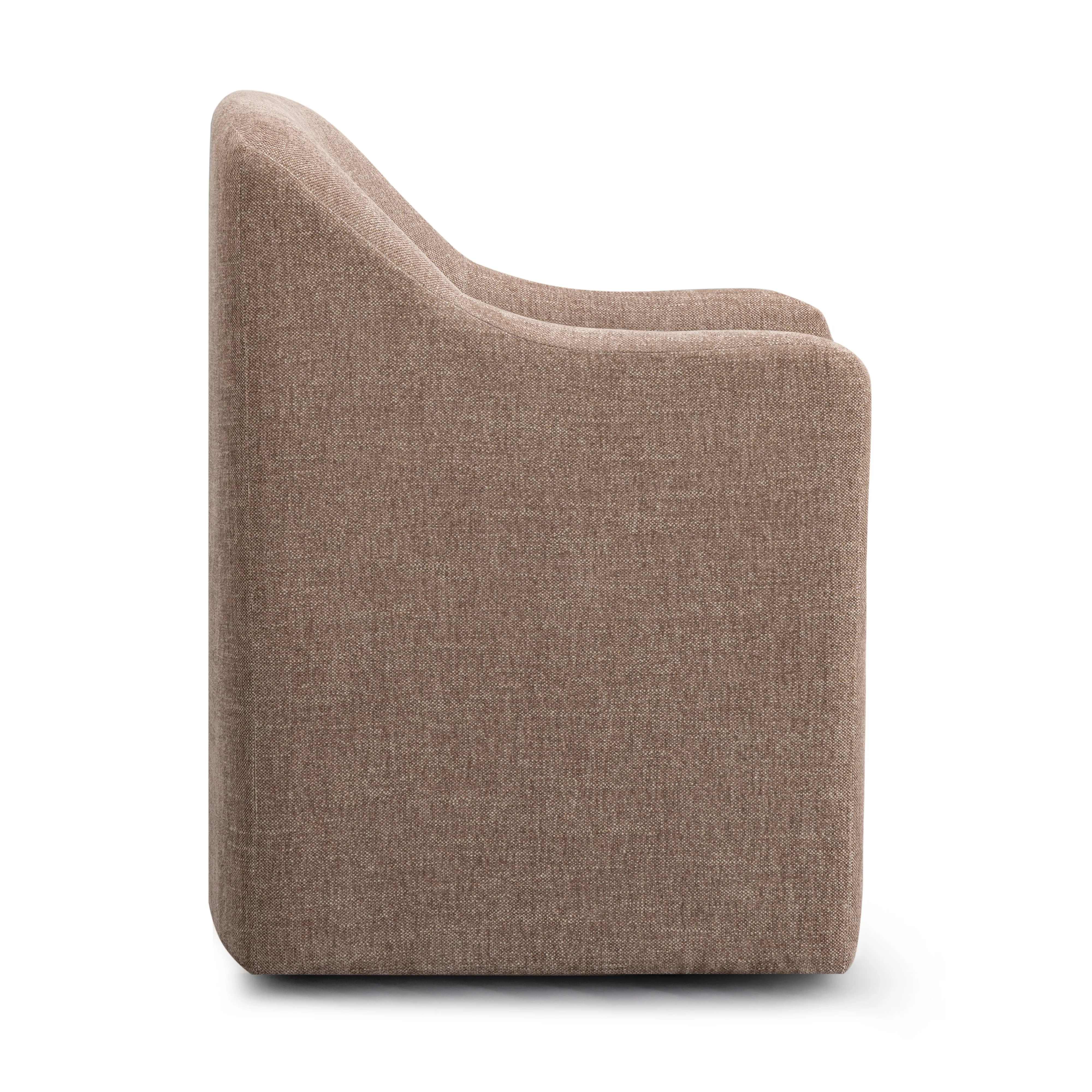 Helena Tall Textured Weave Performance Fabric Dining Chair - Image 5
