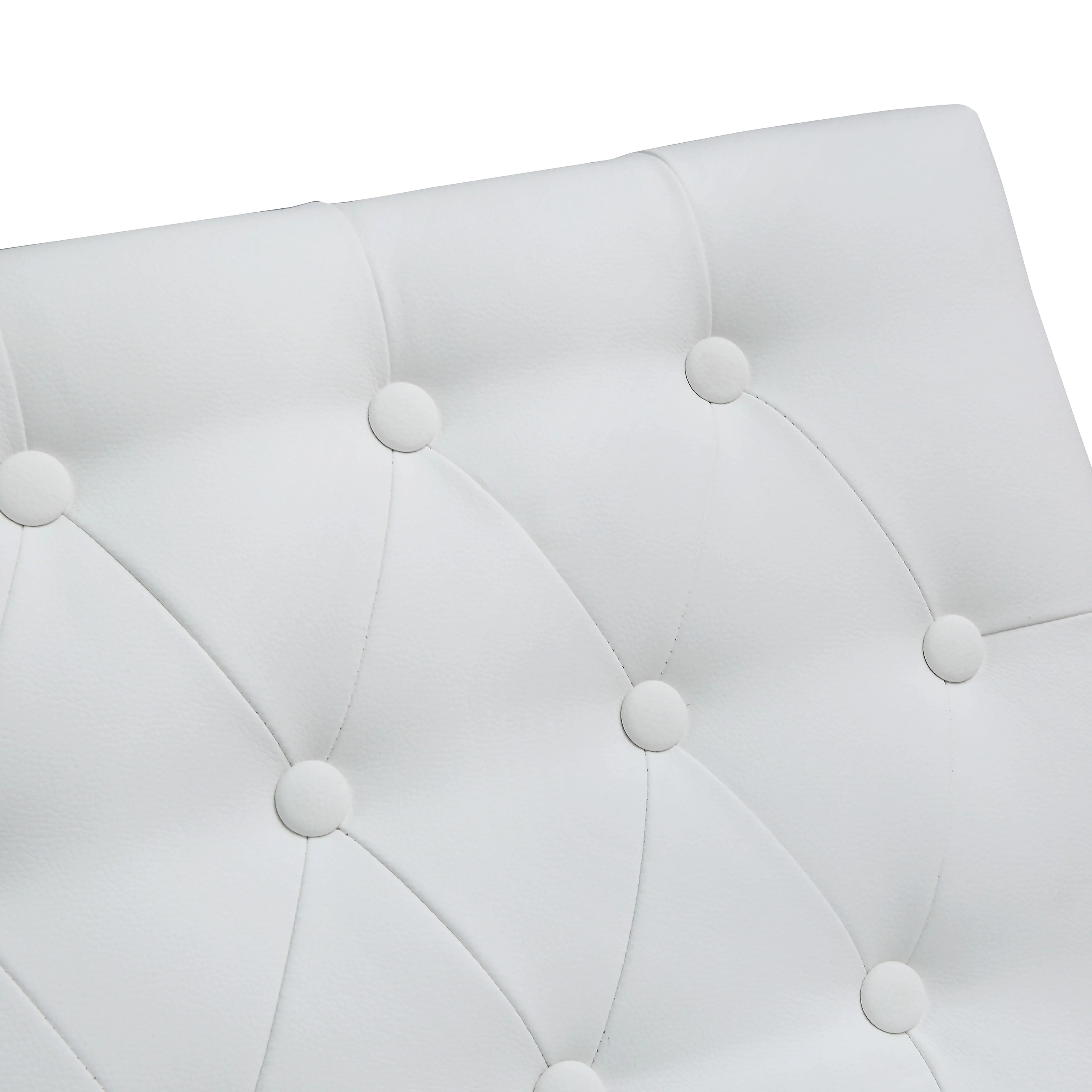 Helsinki White Performance Vegan Leather Stool - Set of 2 - Image 7