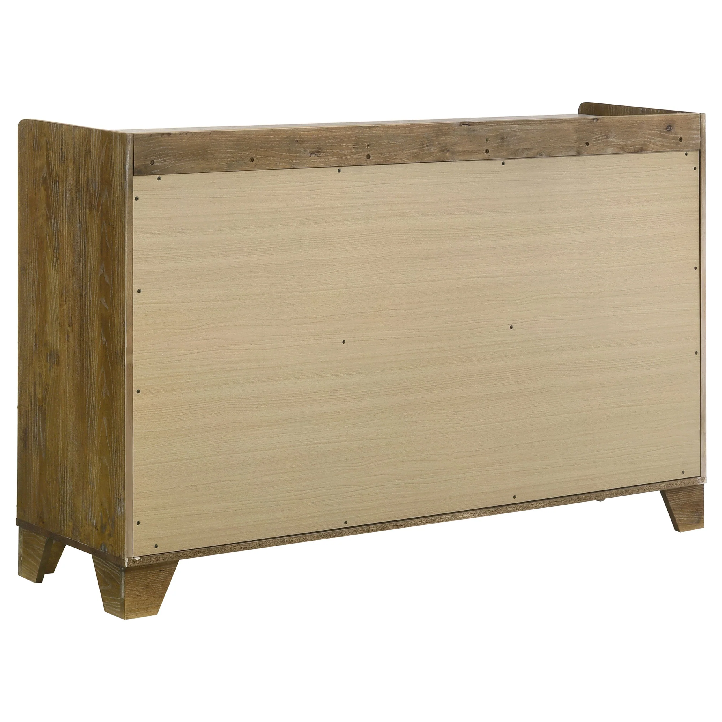 Henderson Medium Oak 4-piece Eastern King Bedroom Set - Image 8