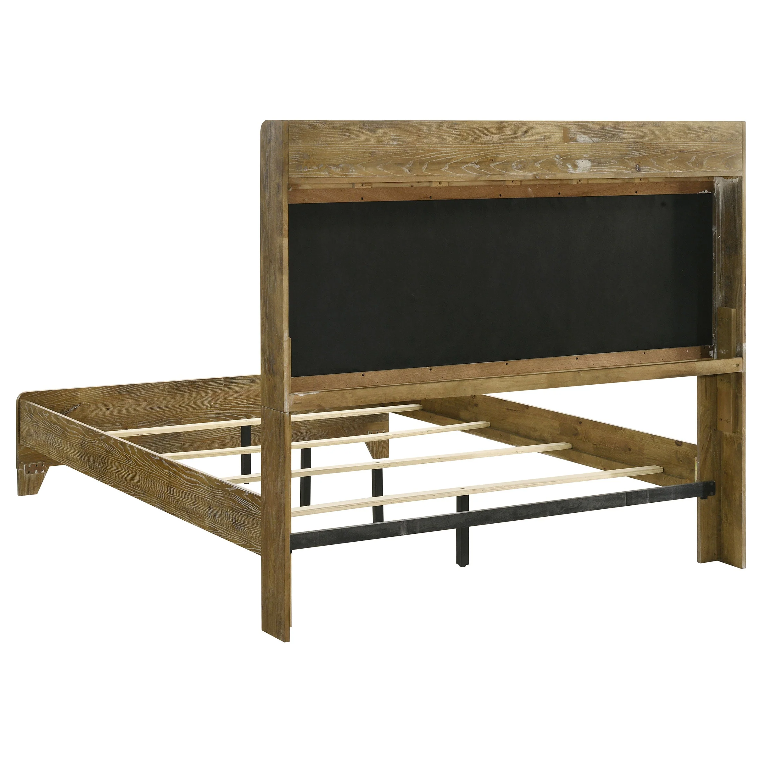 Henderson Medium Oak 4-piece Queen Bedroom Set - Image 4