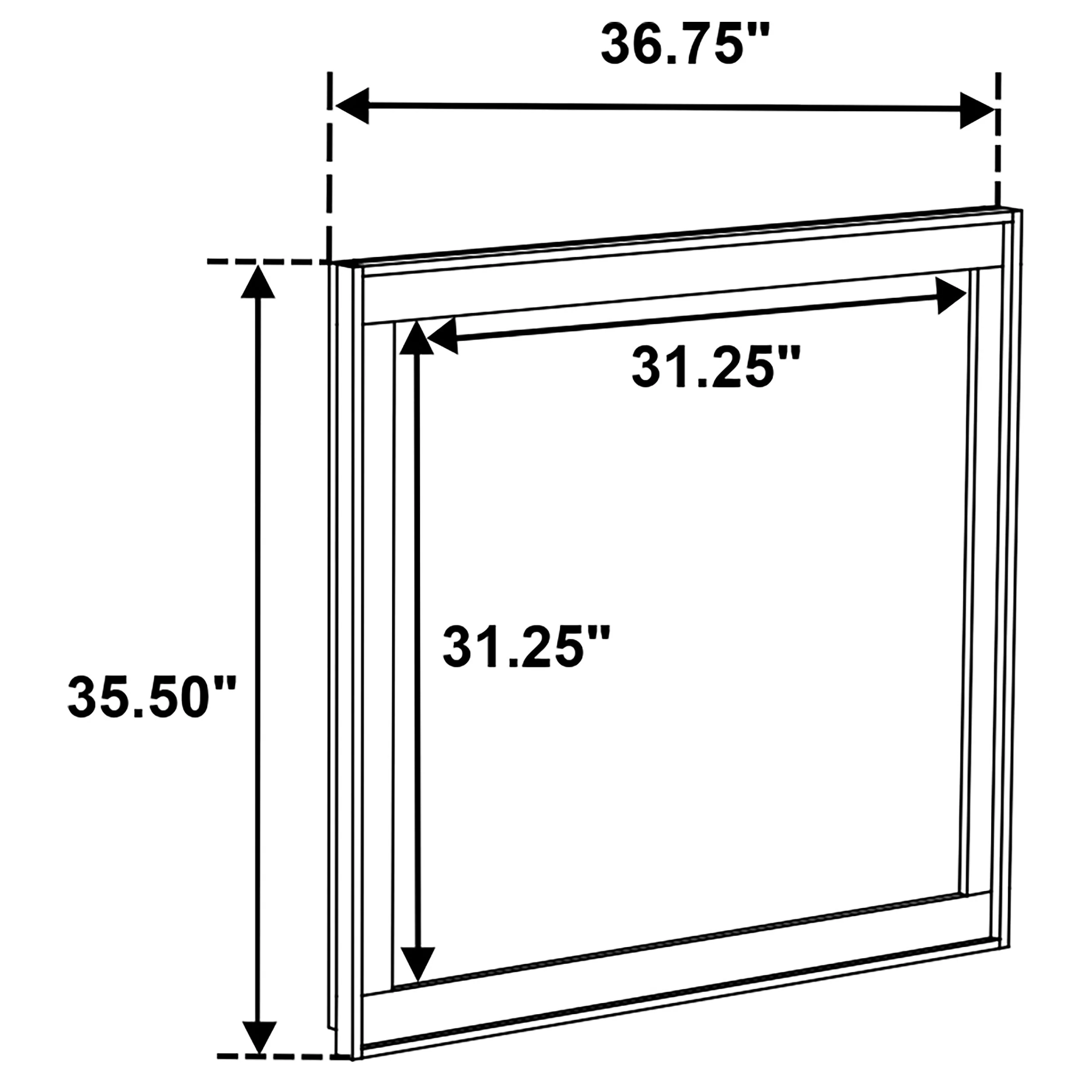 Henderson Medium Oak Dresser Mirror - Image 5