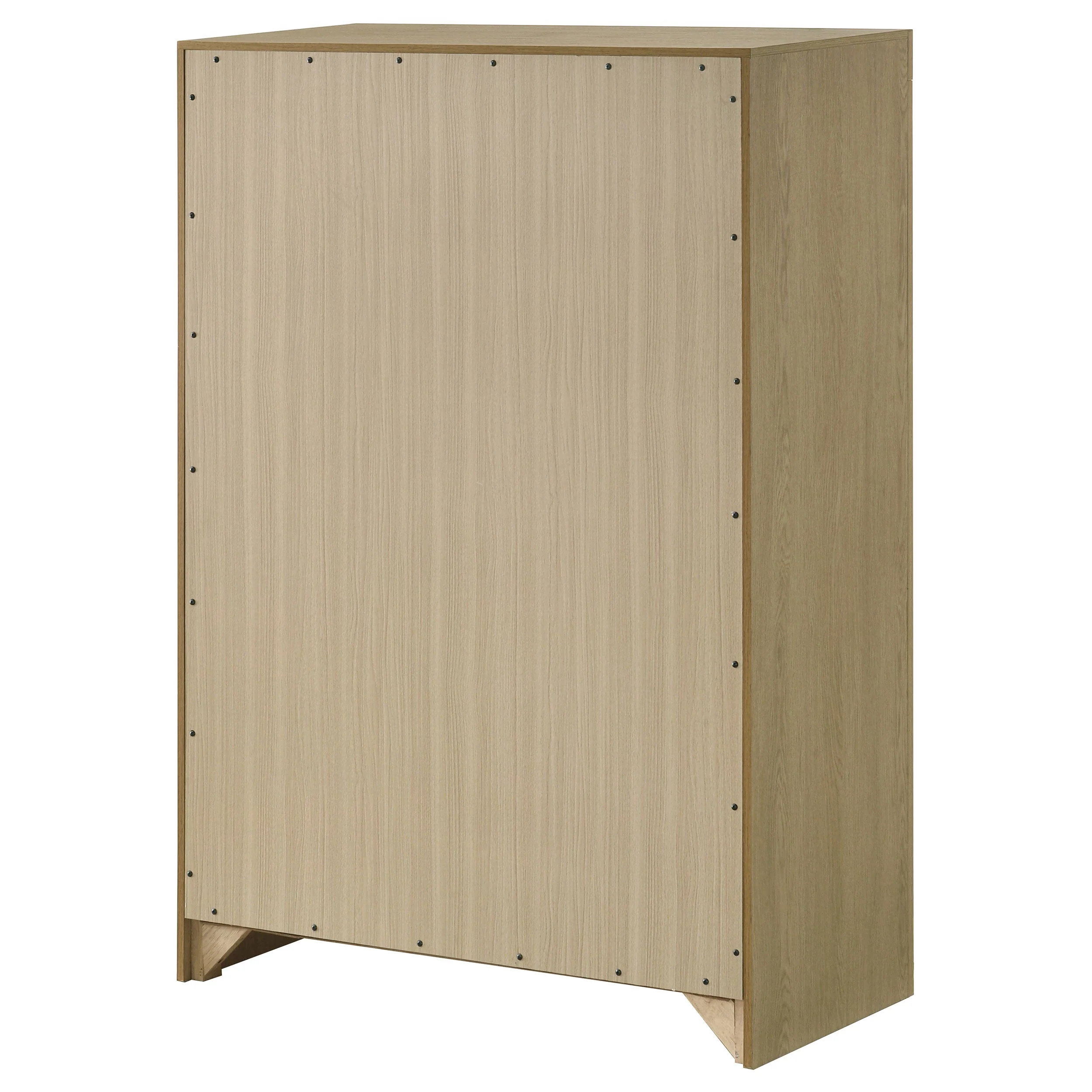 Hendricks Light Oak 5-drawer Bedroom Chest of Drawers - Image 7
