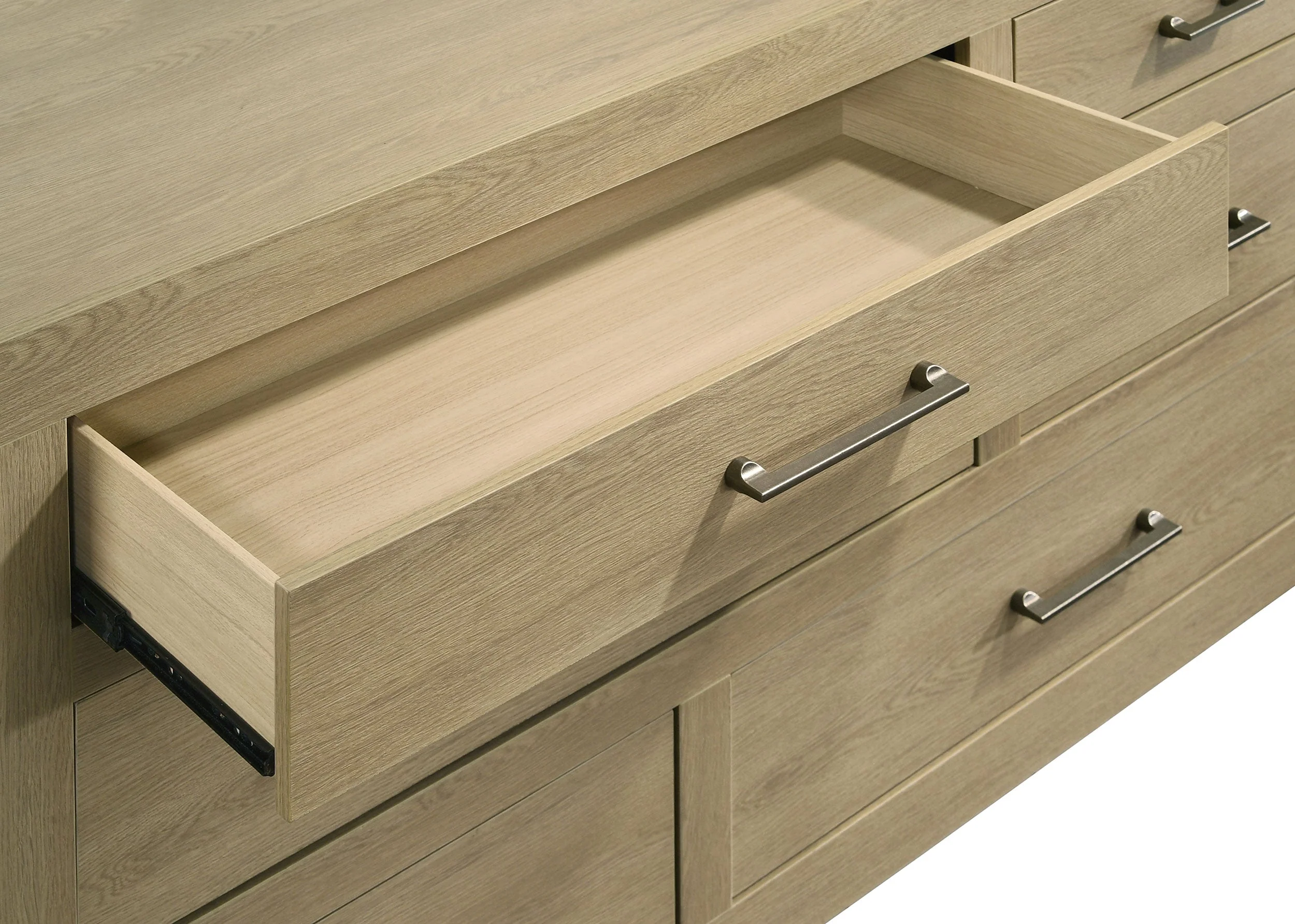 Hendricks Light Oak 5-piece Queen Bedroom Set - Image 13