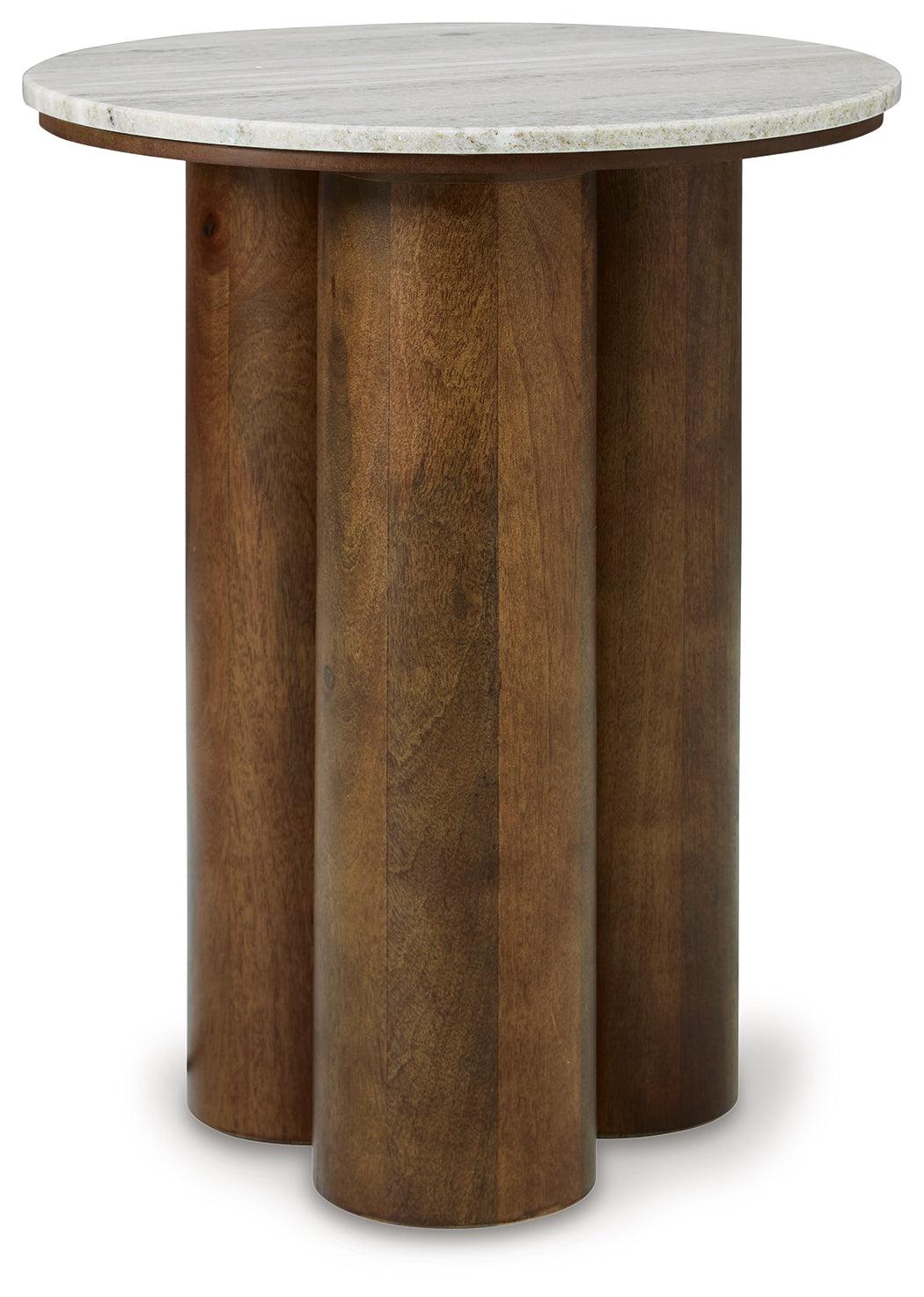 Henfield Beige/Brown Accent Table - Image 3