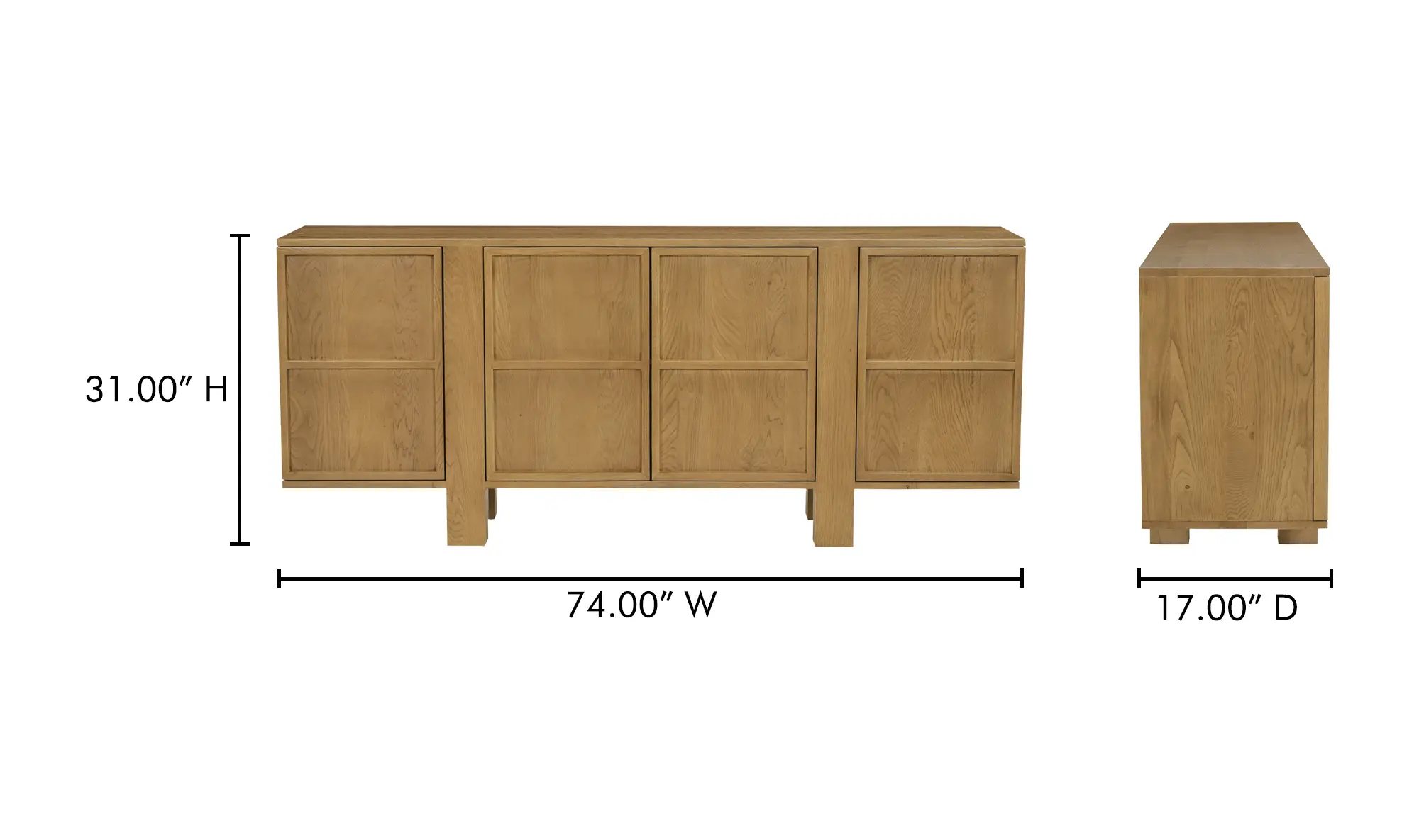 Henley Sideboard Brown - Image 7
