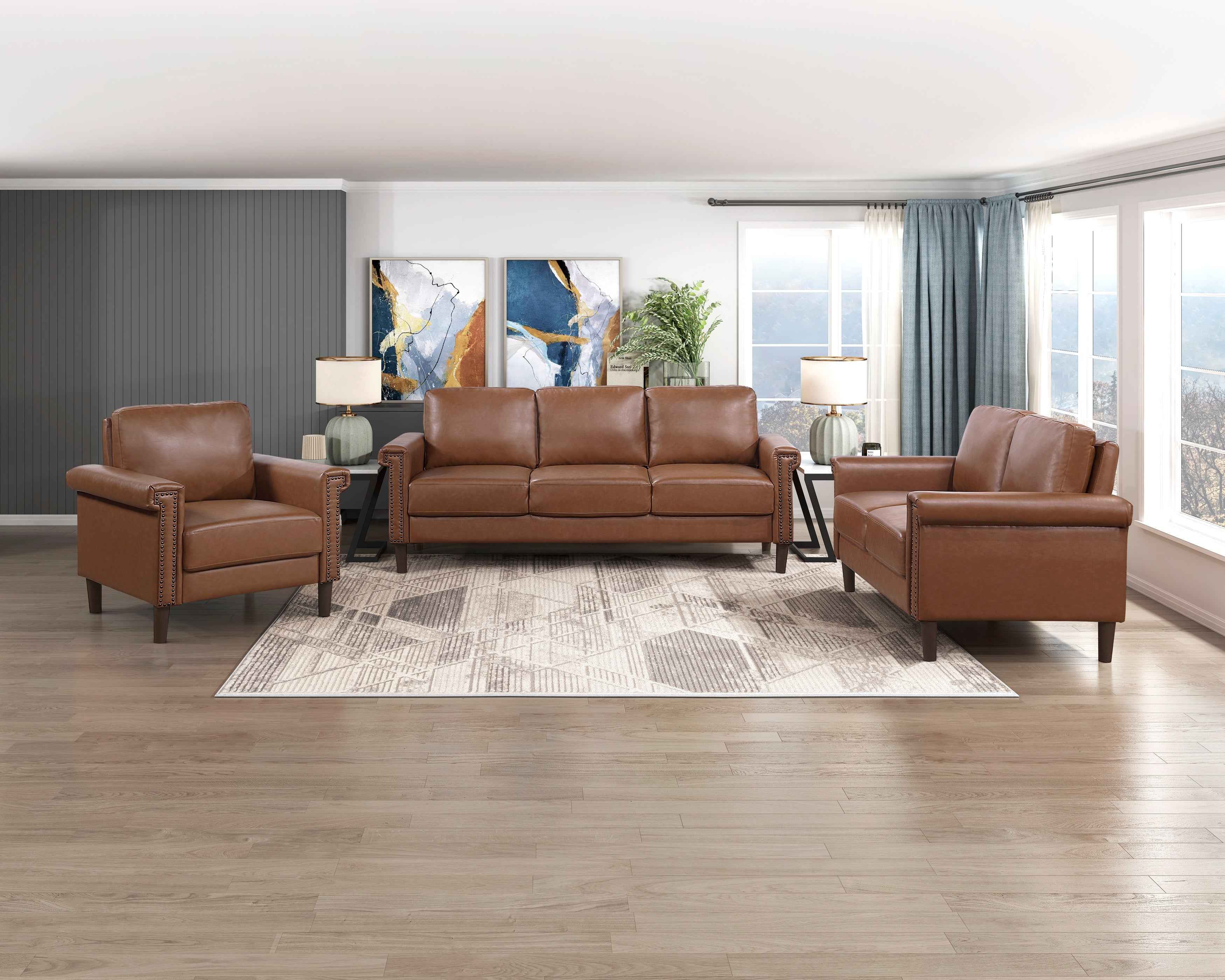 Heritage Chocolate Living Room Set