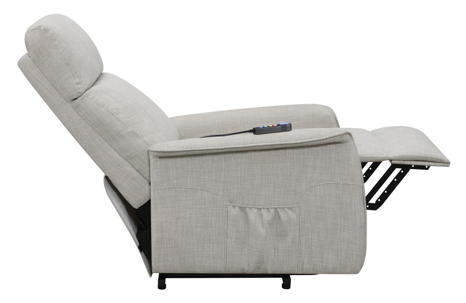 Herrera Beige Power Lift Recliner with Wired Remote - Image 12