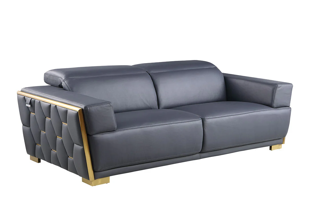 Hexor Navy Living Room Set - Image 3