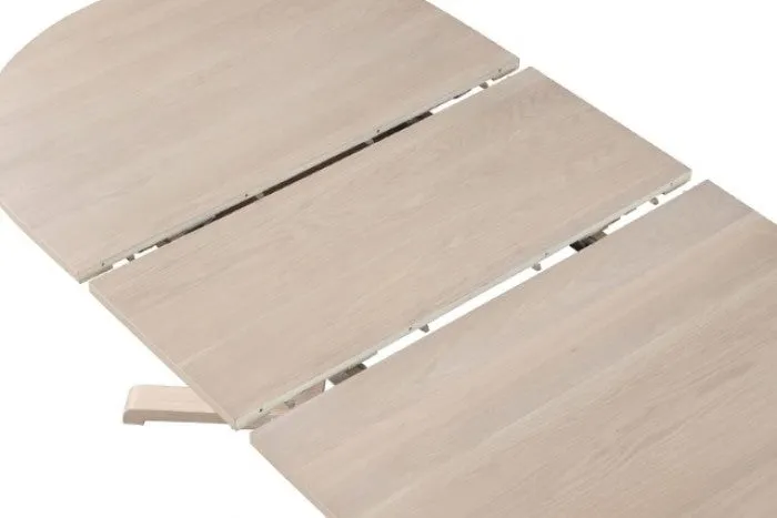 Hines White Oak 7-Piece Dining Table Set - Image 5
