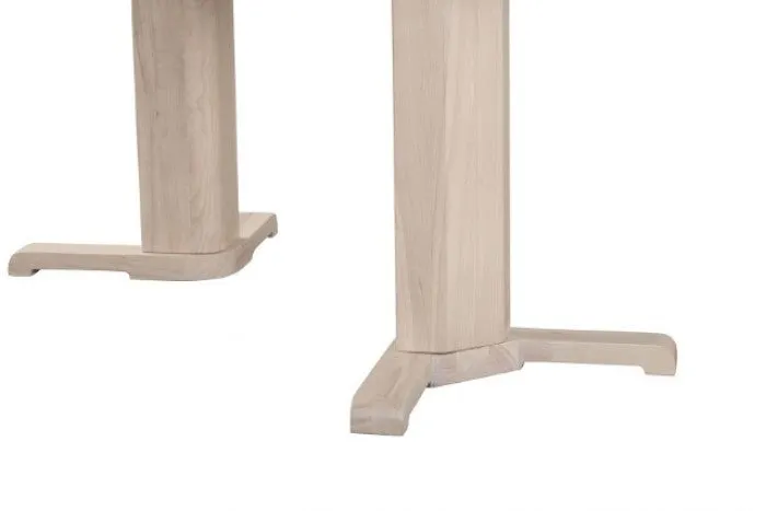 Hines White Oak 7-Piece Dining Table Set - Image 6