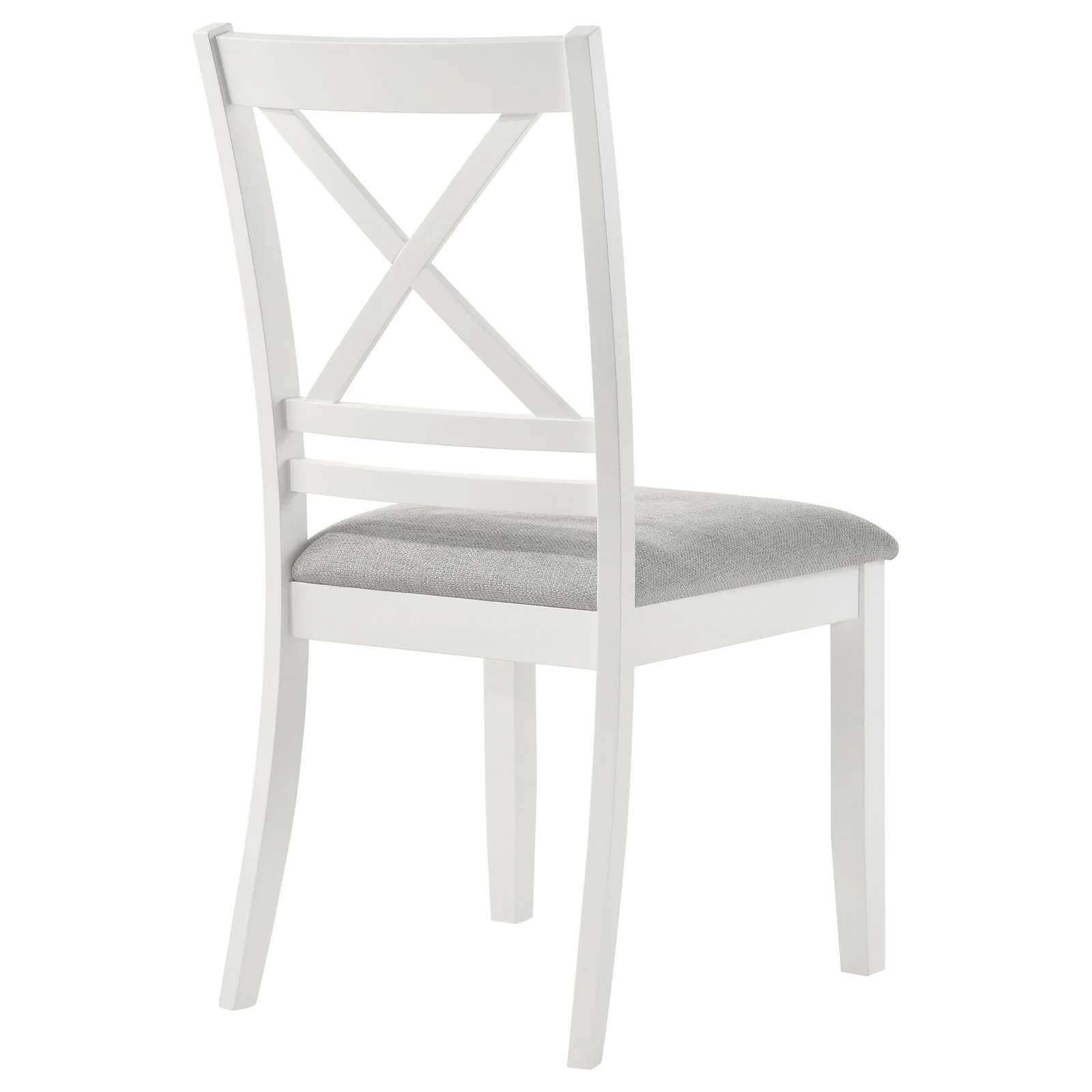 Hollis Cross Back Wood Dining Side Chair White (Set of 2) - Image 8