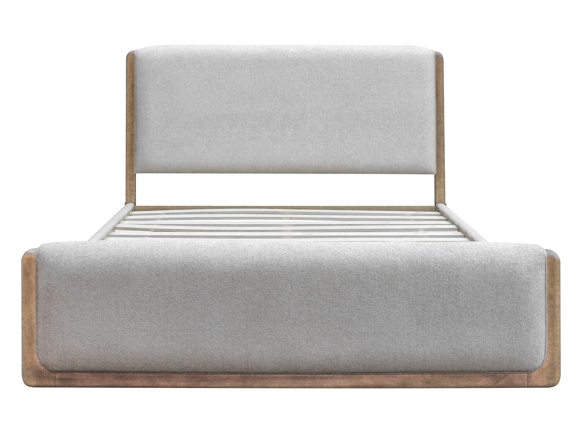 Hollis Sweater Grey/Cabin Glow Upholstered California King Bed
