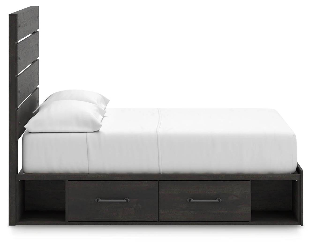 Hollivern Dark Gray Full Storage Platform Bed with 4 Drawers - Image 10