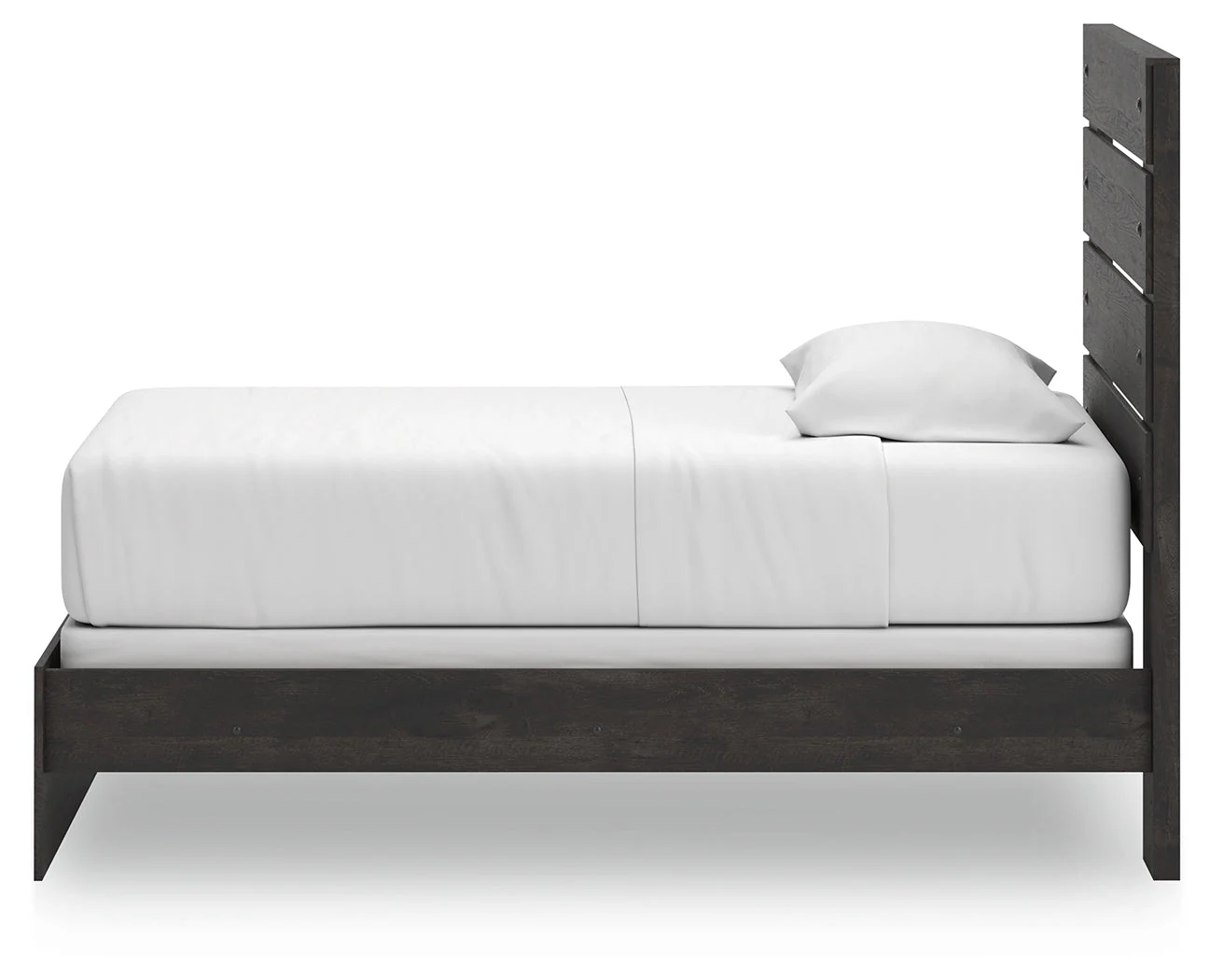 Hollivern Twin Panel Bed with Mirrored Dresser, Chest and 2 Nightstands in Dark Gray - Image 22