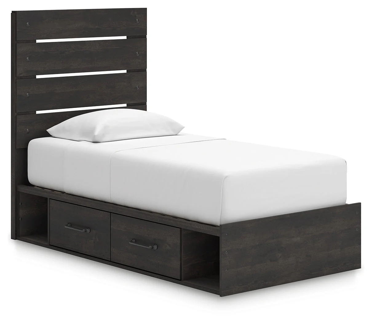 Hollivern Twin Panel Bed with Storage with Mirrored Dresser, Chest and Nightstand in Dark Gray - Image 19