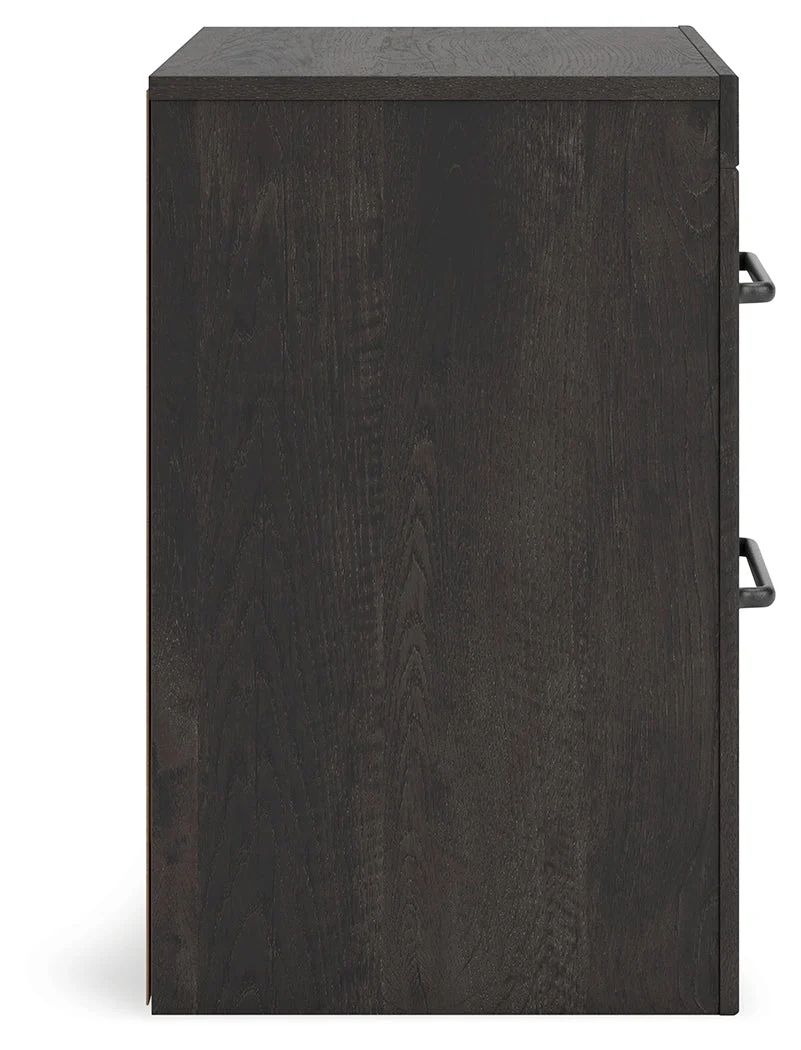 Hollivern Twin Panel Bed with Storage with Mirrored Dresser, Chest and Nightstand in Dark Gray - Image 29