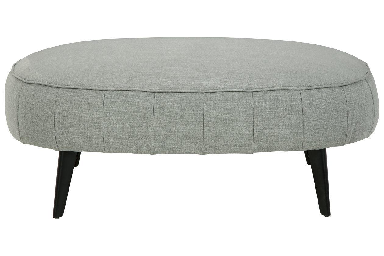 Hollyann Gray Oversized Accent Ottoman - Image 3