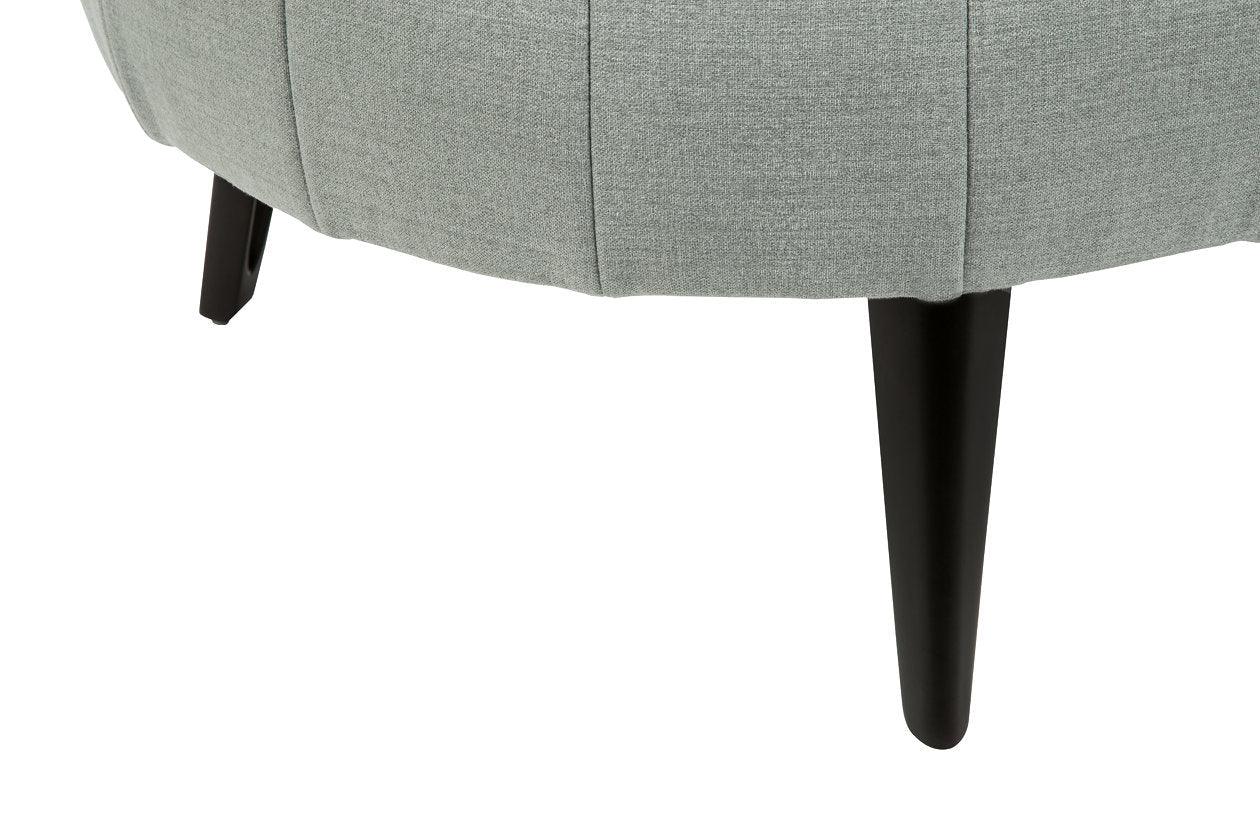 Hollyann Gray Oversized Accent Ottoman - Image 6