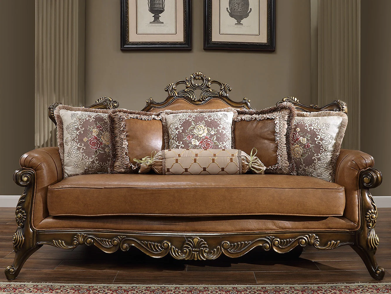 Homey Design HD-555 Custom Mohawk Finish 3-Piece Set - Image 3