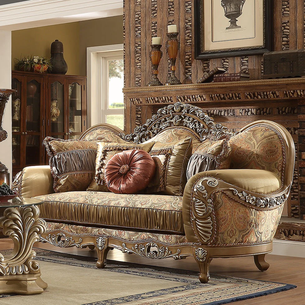 Homey Design HD-622 Antique Brown 3-Piece Set - Image 4
