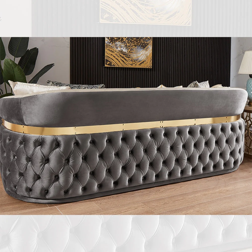 Homey Design HD-9008 Loveseat - Image 2