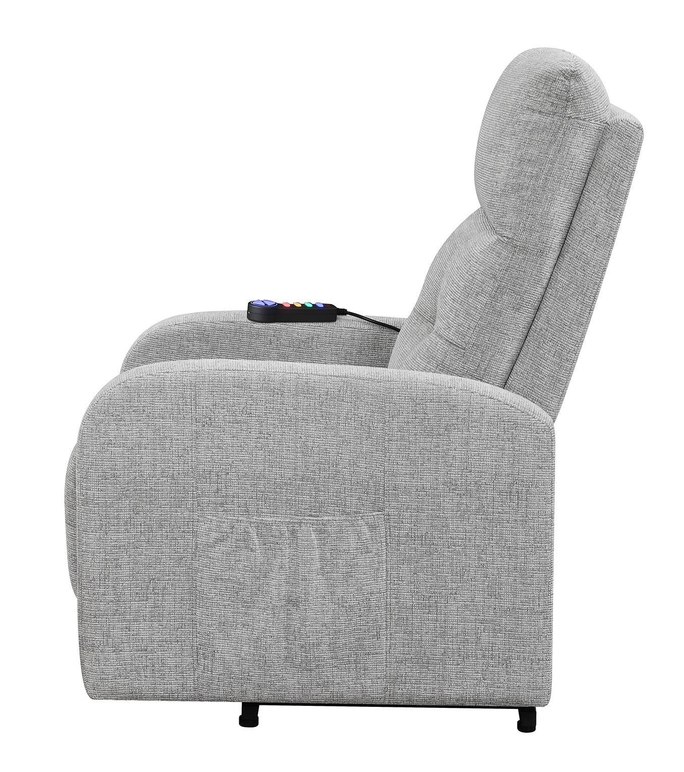 Howie Gray Tufted Upholstered Power Lift Recliner - Image 8