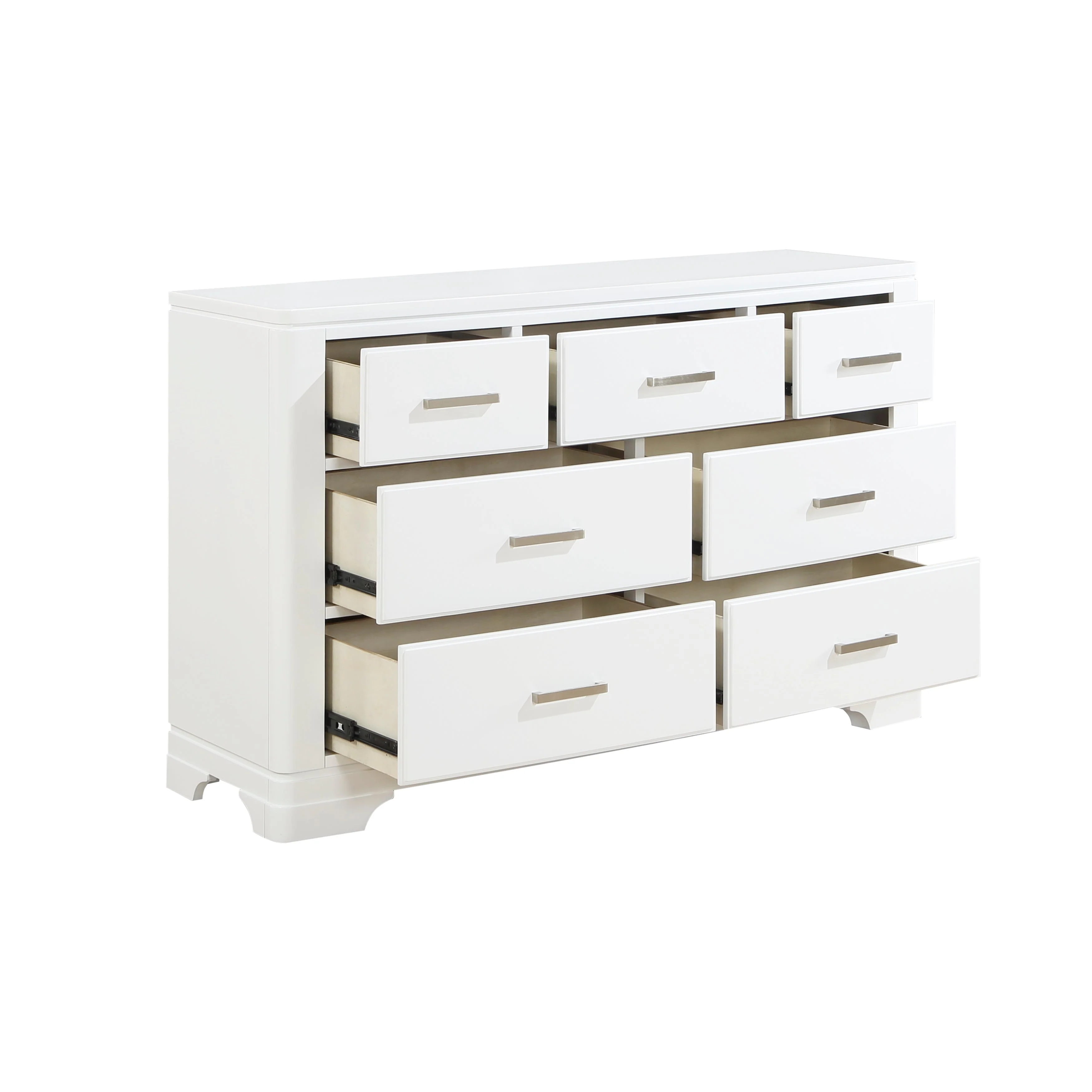 Hudson White Storage Platform Bedroom Set - Image 7