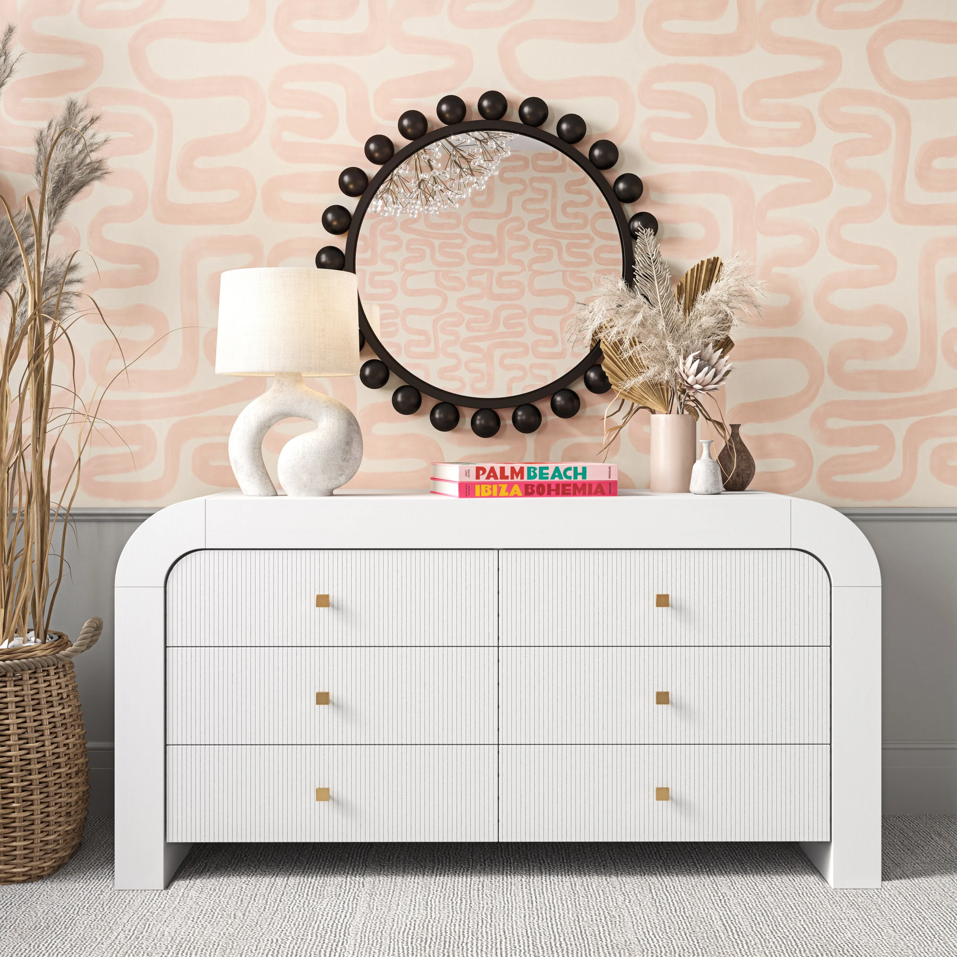 Hump 6 Drawer Dresser - Image 3