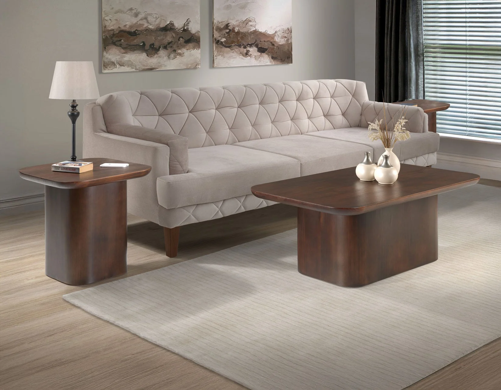 Hunter 48″ Solid Wood Coffee Table - Image 7