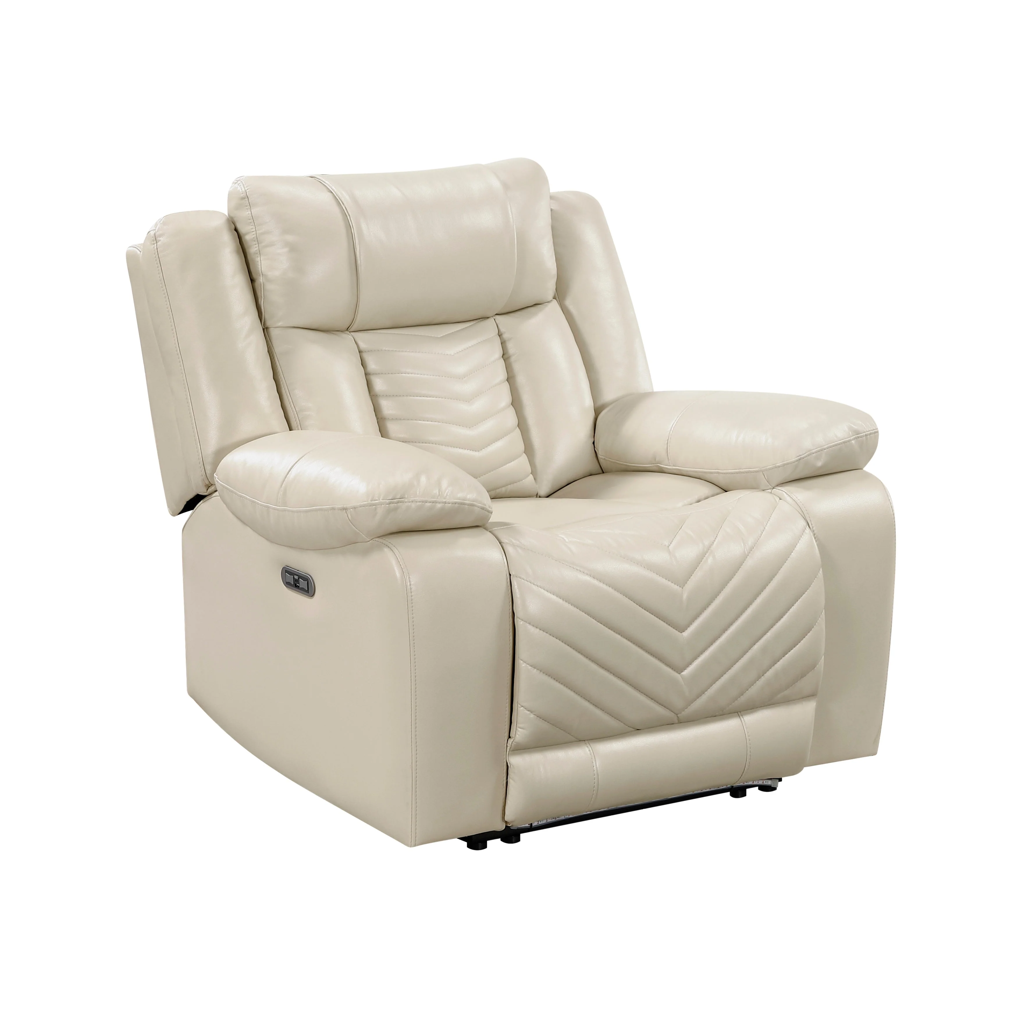 Huron Beige Power Reclining Chair