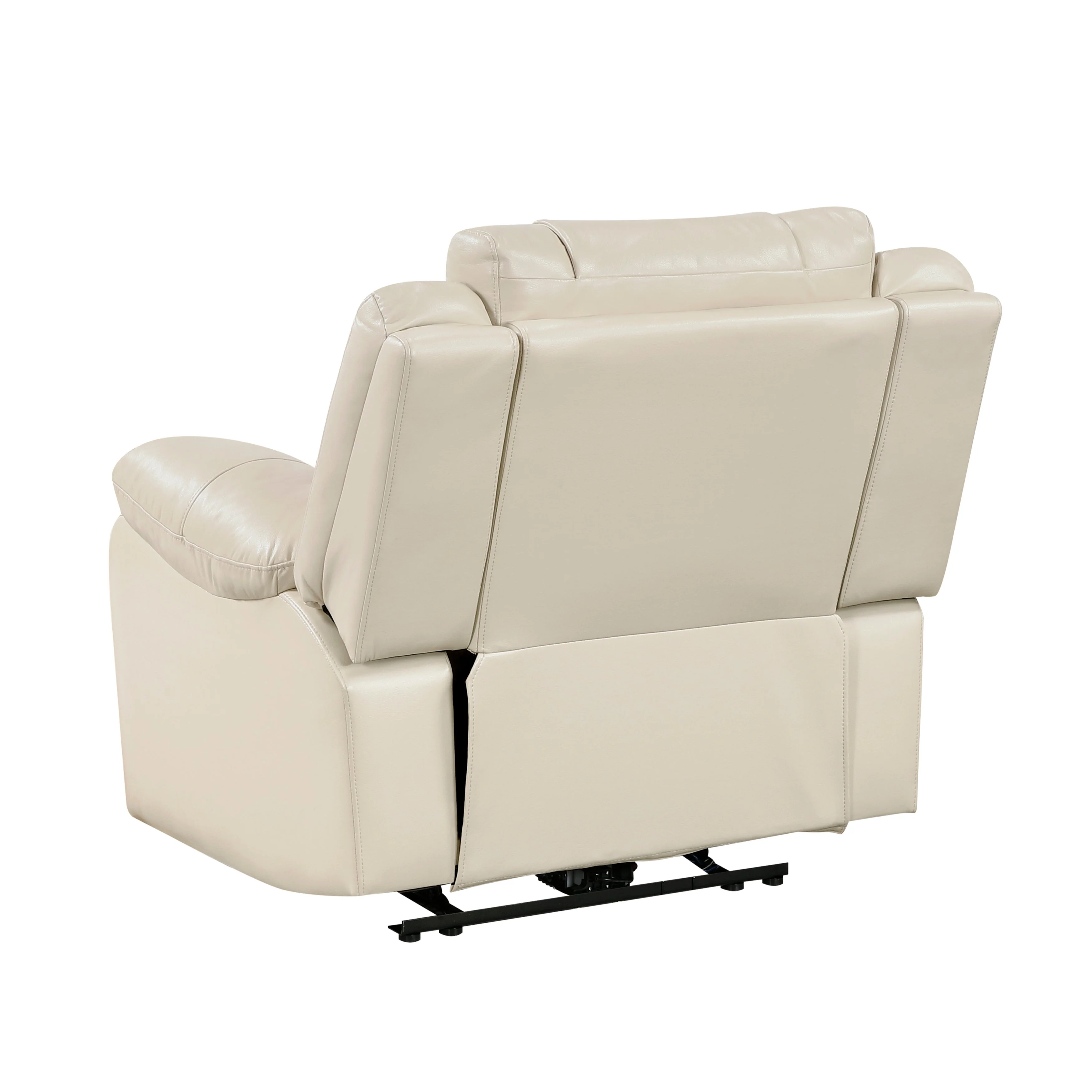 Huron Beige Power Reclining Chair - Image 6