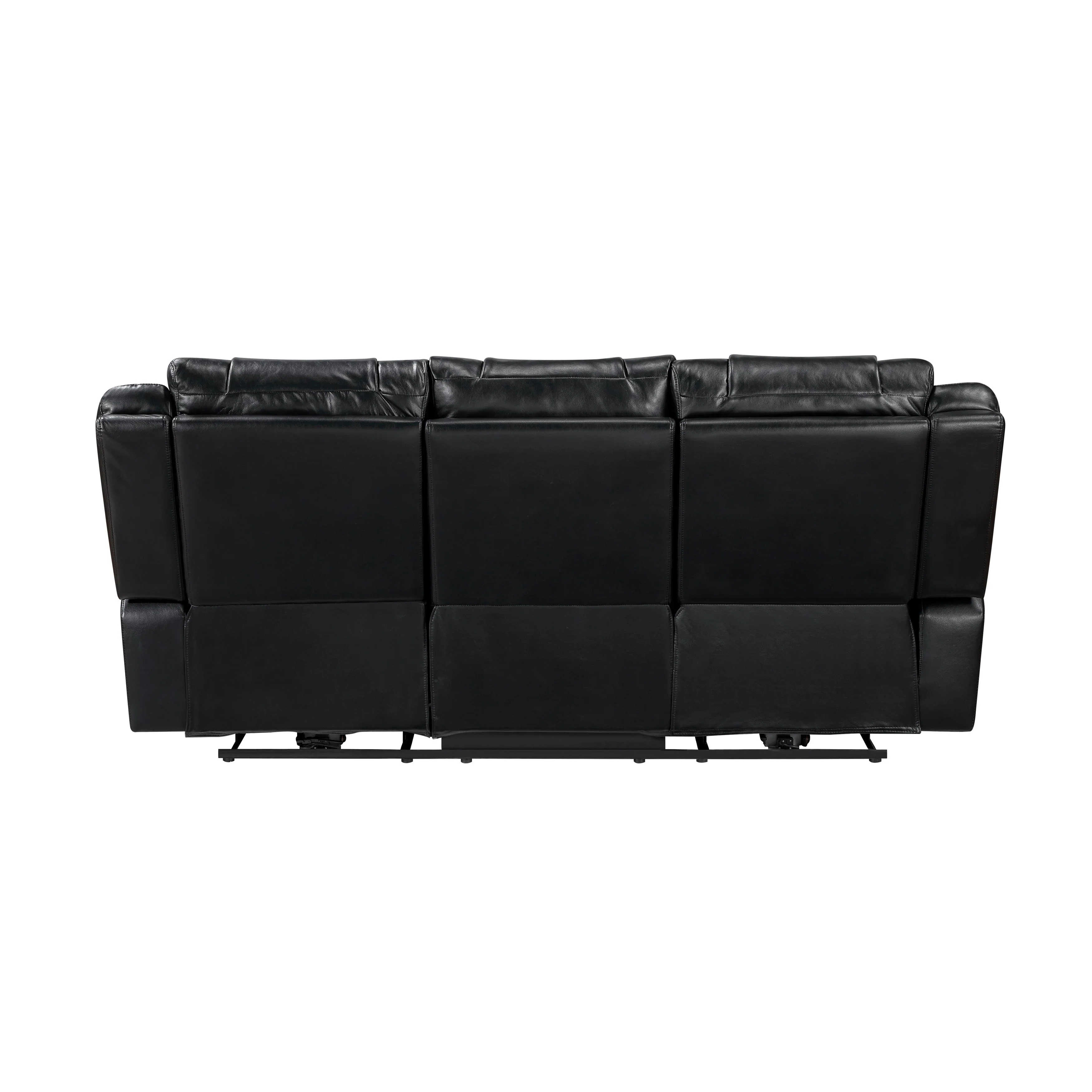 Huron Black Power Double Reclining Sofa - Image 6