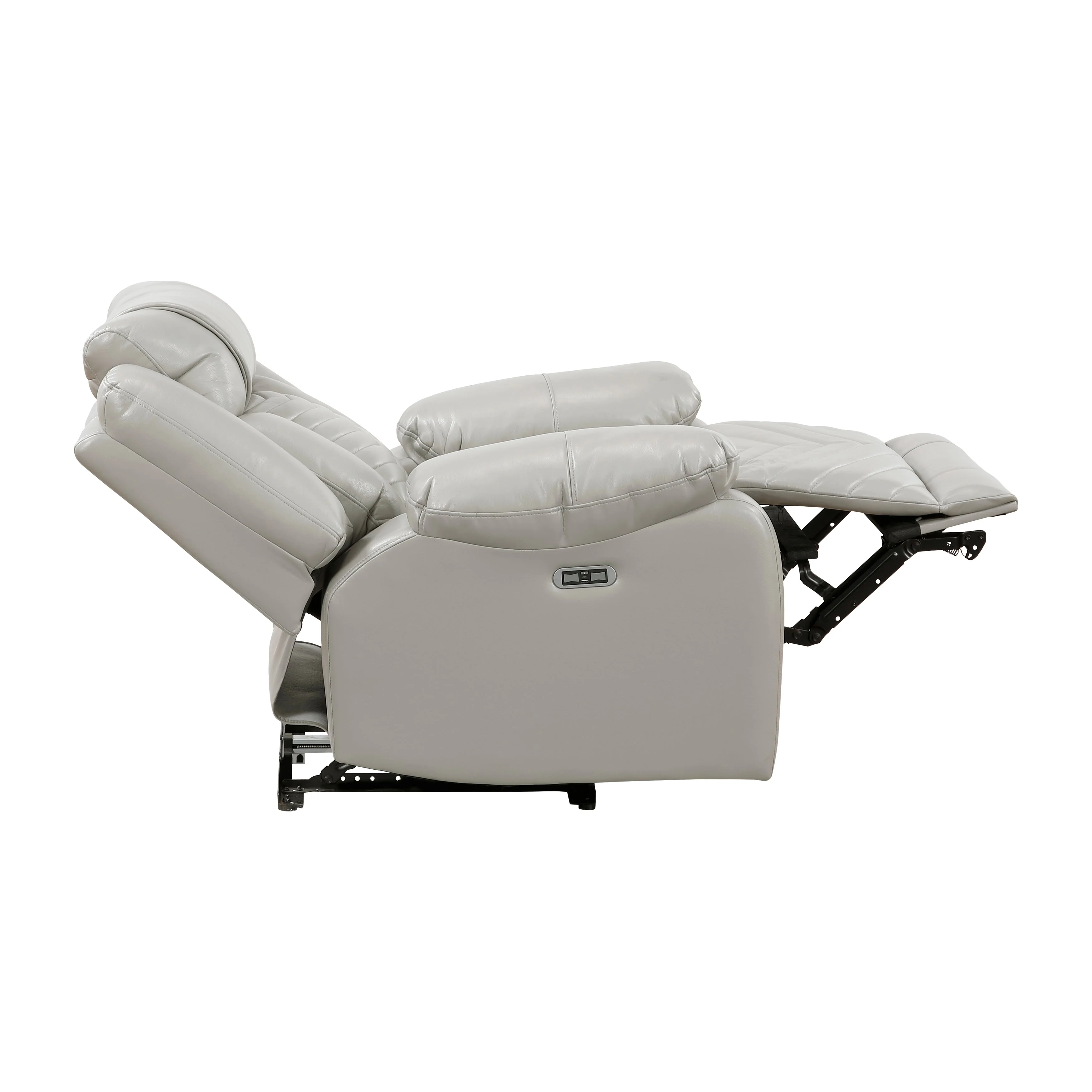 Huron Gray Power Double Reclining Living Room Set - Image 28