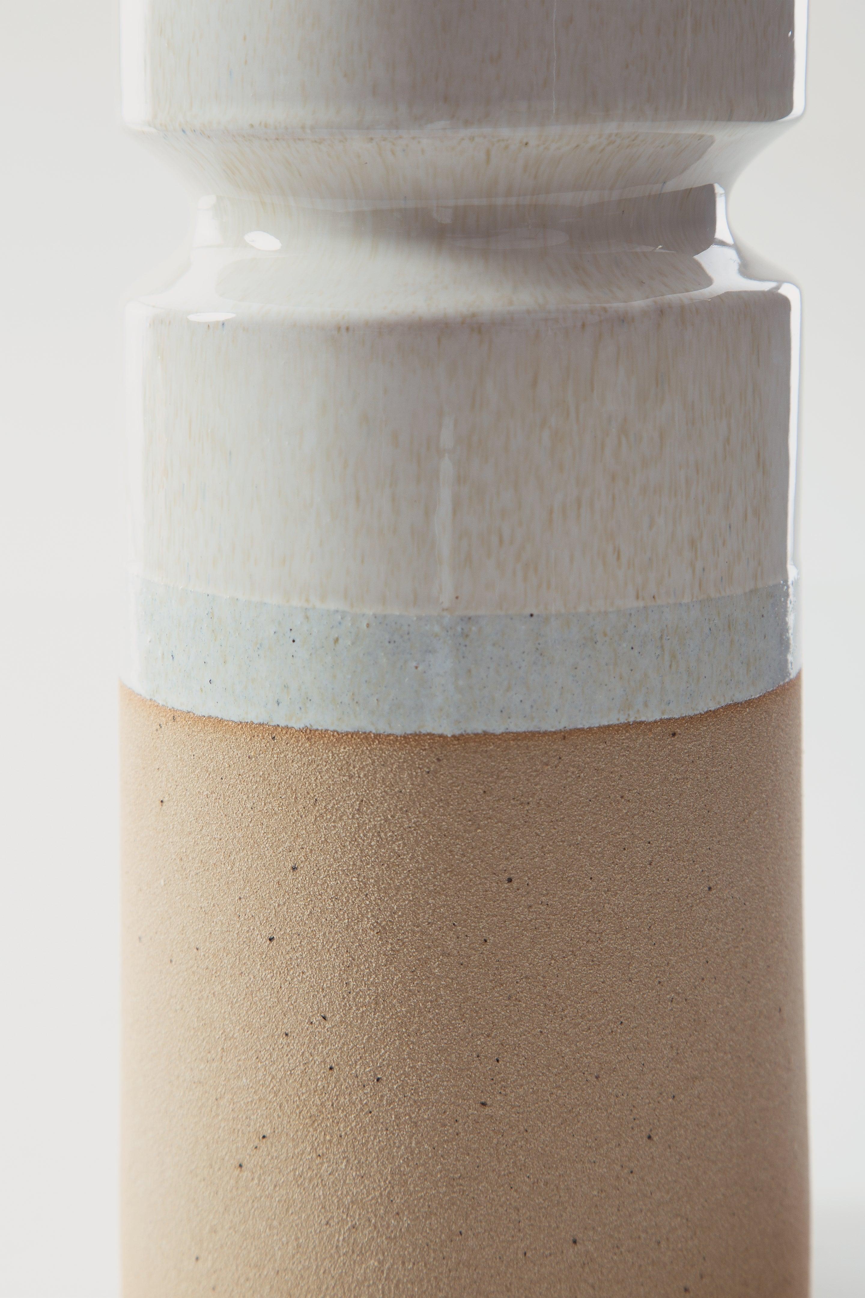 Hurston Ivory/Brown Candle Holder - Image 6