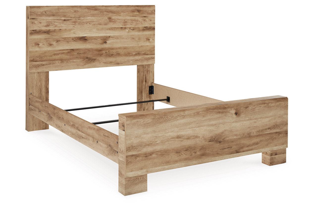 Hyanna Tan Brown Full Panel Bed - Image 3