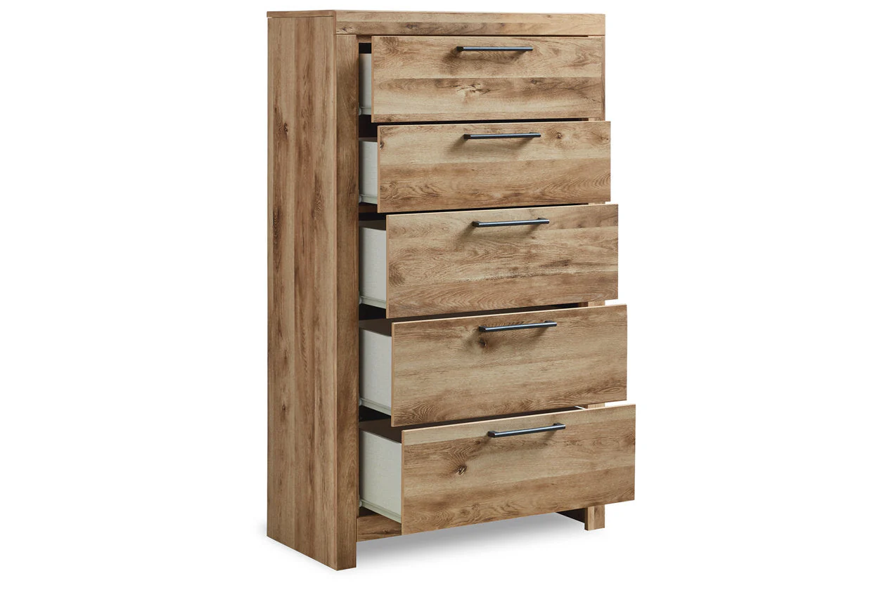 Hyanna Tan Brown Storage Platform Bedroom Set - Image 17