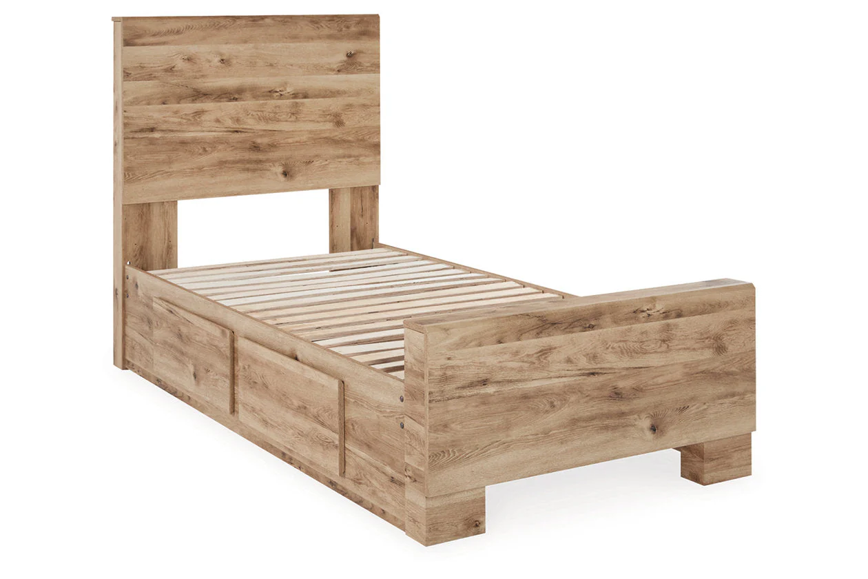 Hyanna Tan Brown Youth Storage Platform Bedroom Set with 4 Drawers - Image 26
