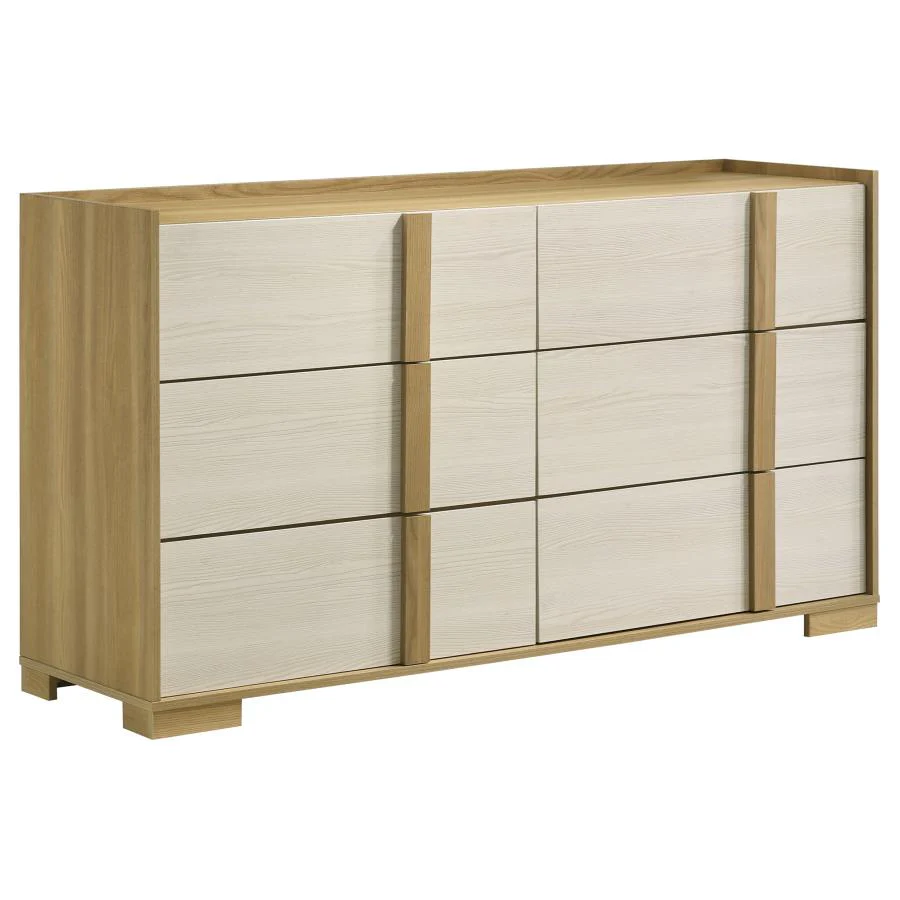 Hyland Natural 5-Piece Eastern King Bedroom Set - Image 7