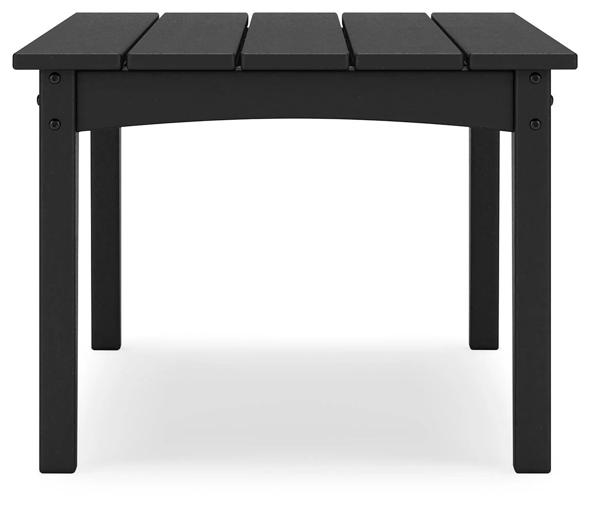 Hyland wave Black Outdoor Coffee Table - Image 7