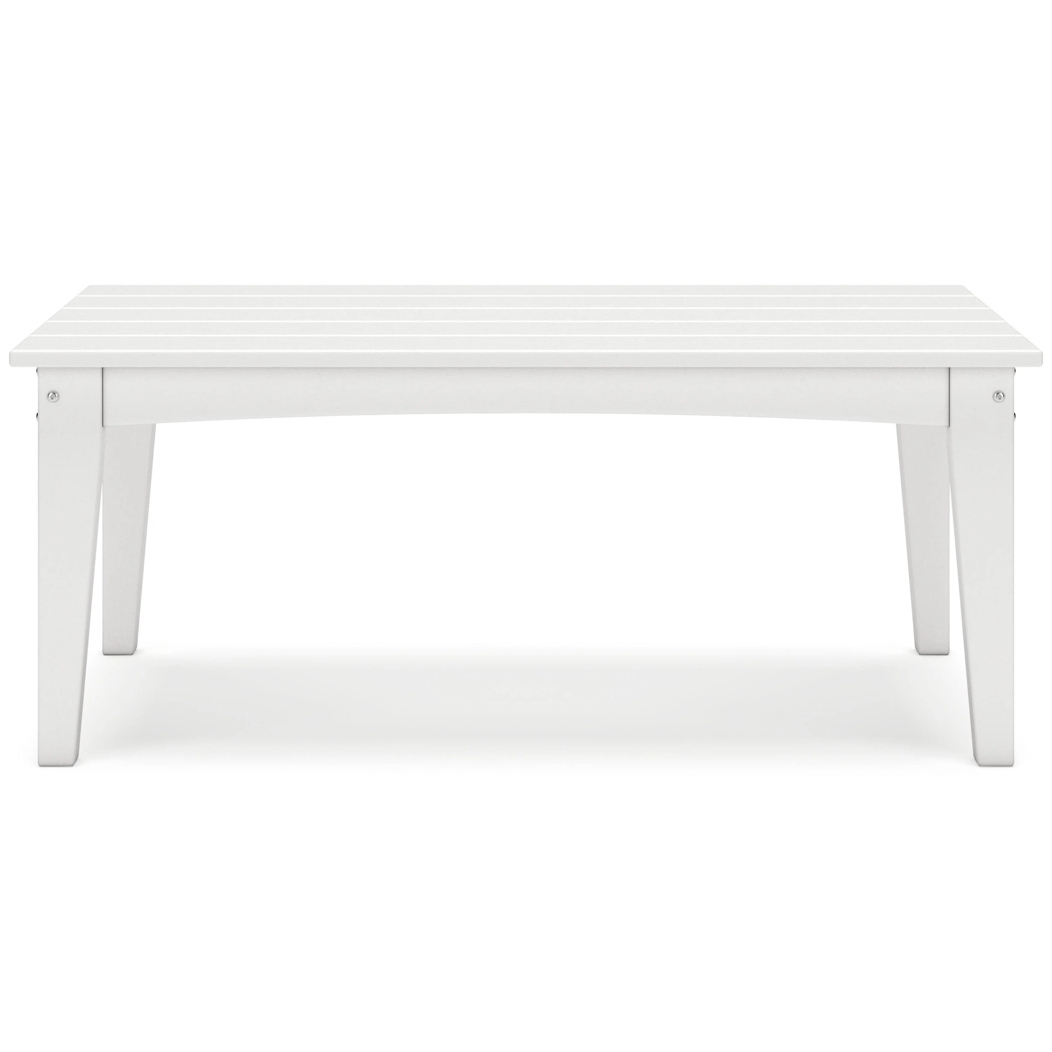 Hyland wave White Outdoor Coffee Table - Image 4