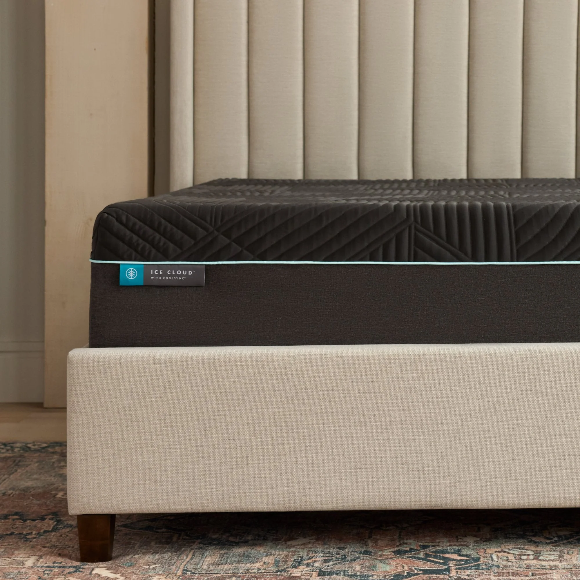 Ice Cloud Cool Sync Gray Full Mattress - Image 6