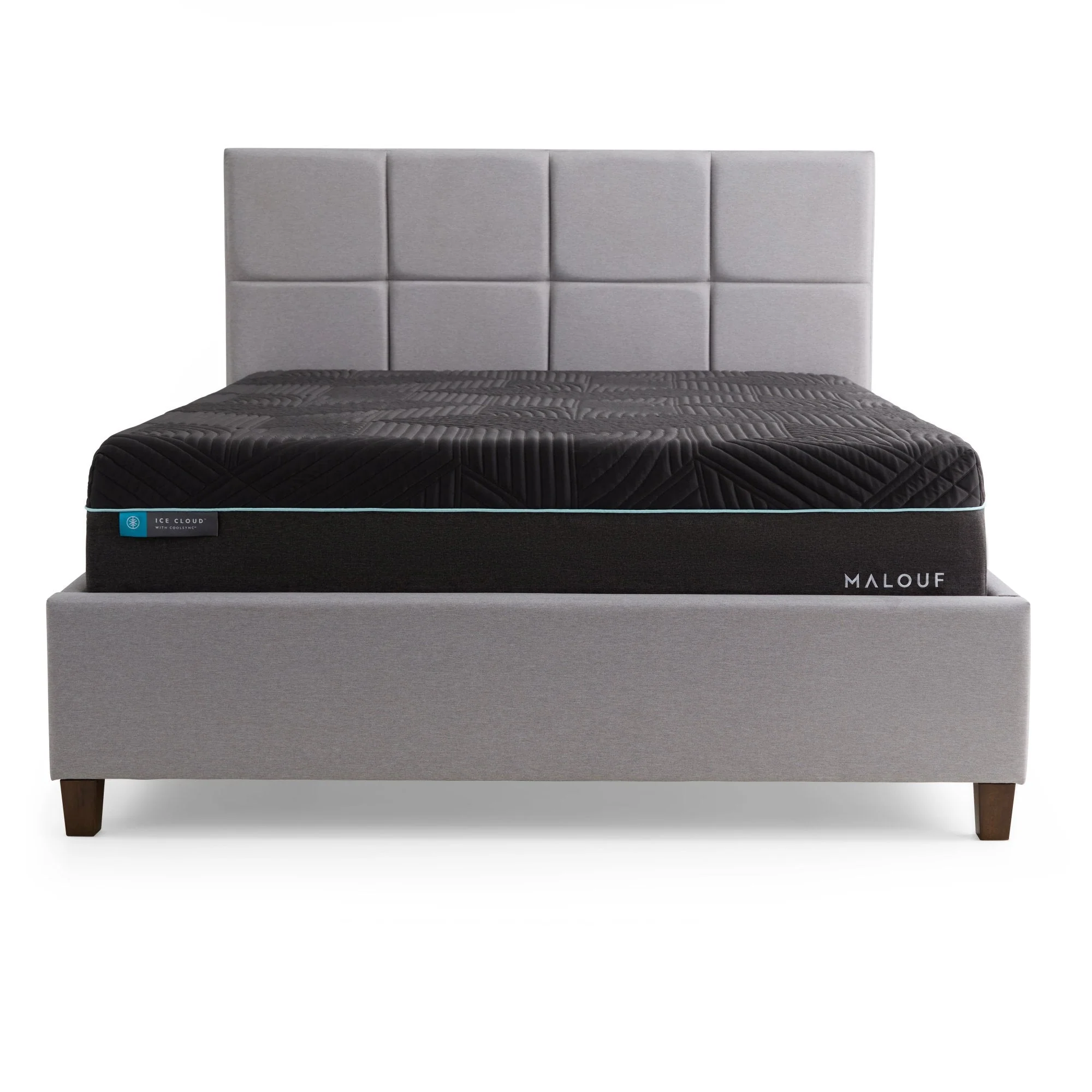 Ice Cloud Cool Sync Gray King Mattress - Image 4