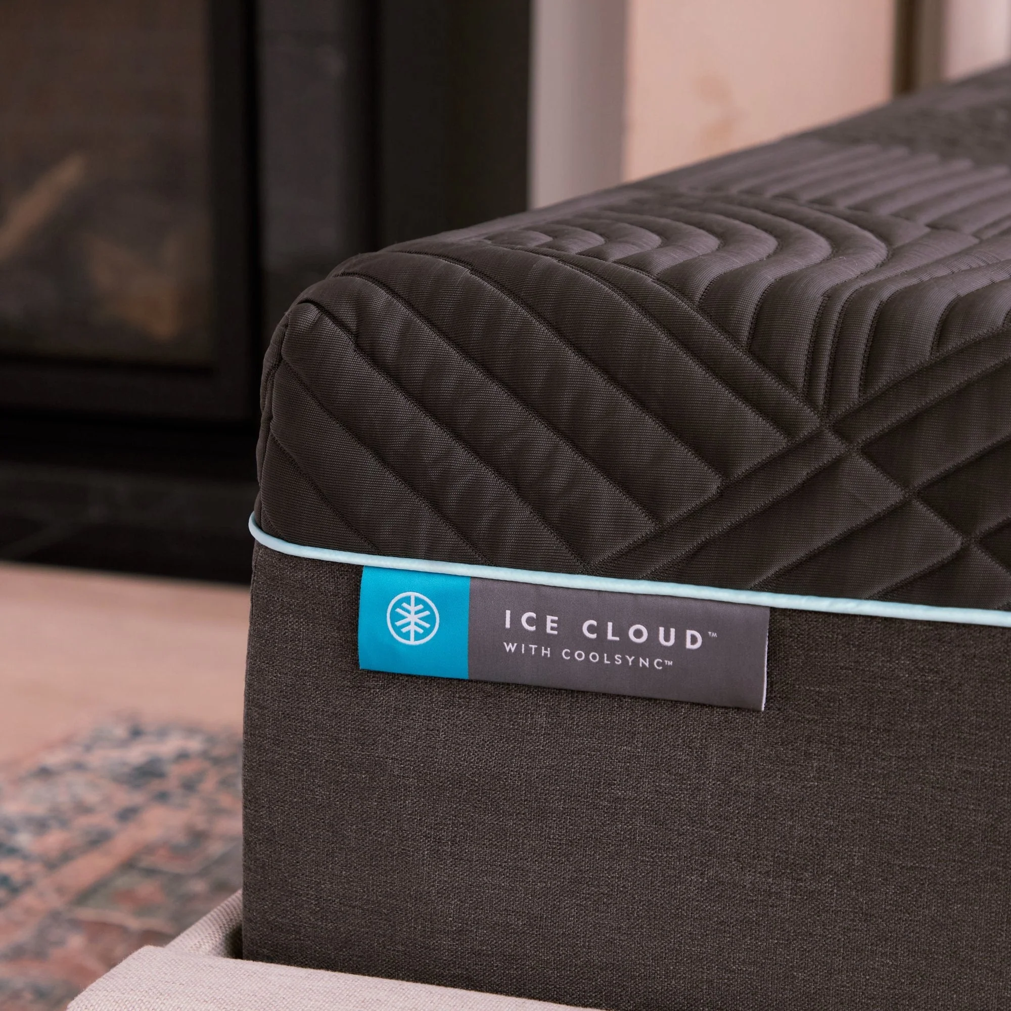Ice Cloud Cool Sync Gray King Mattress - Image 7