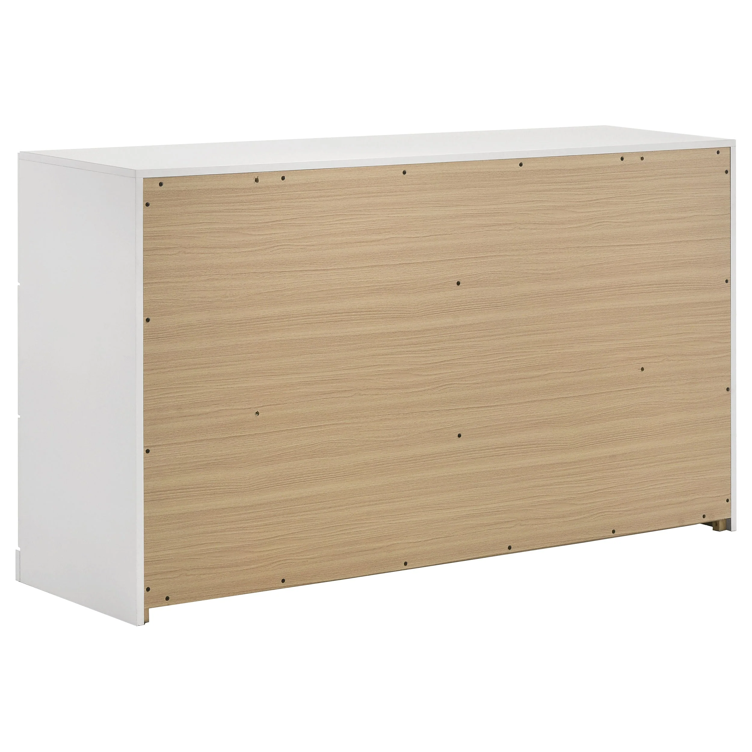 Ines Navy/White High Gloss 5-piece Queen Bedroom Set - Image 8
